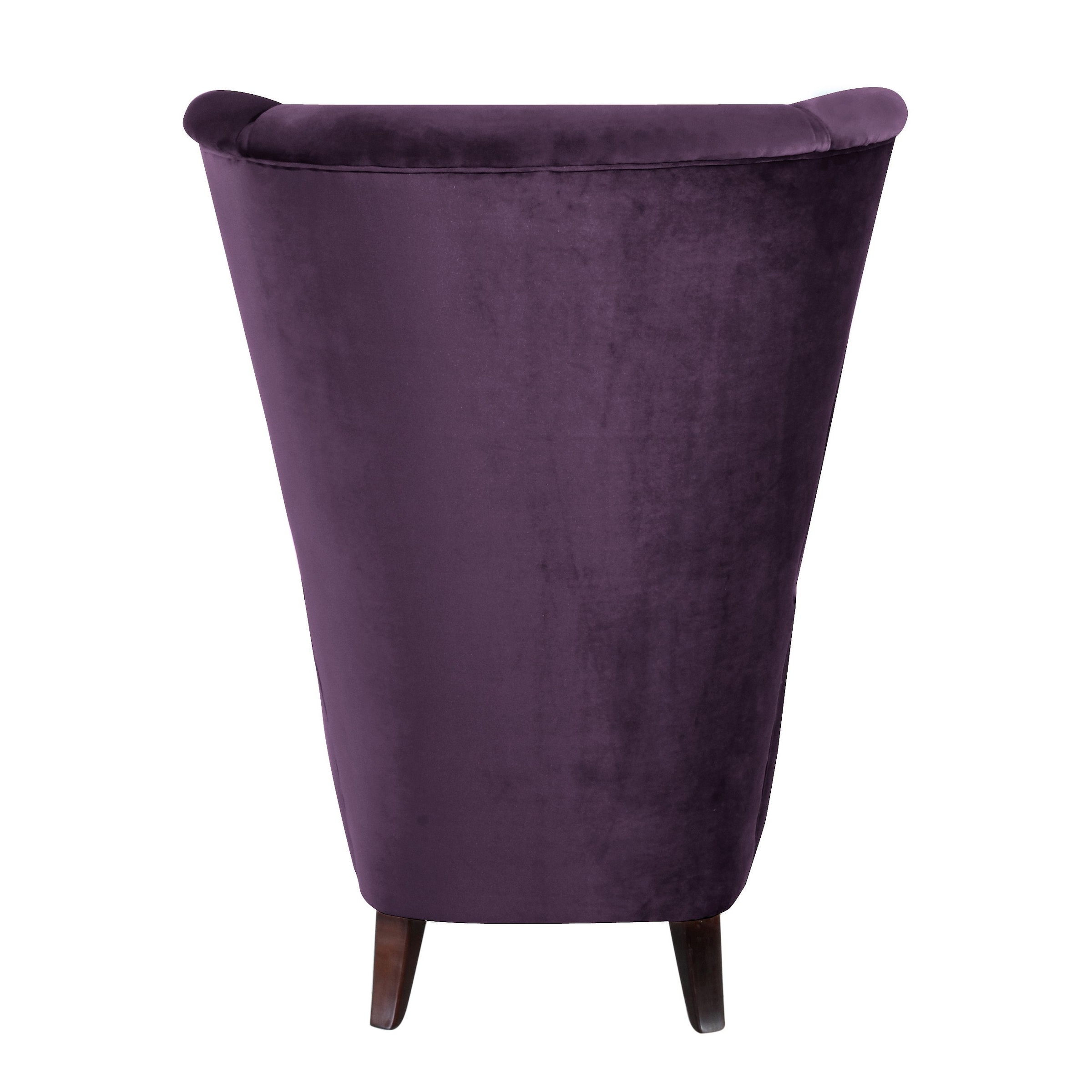 Max Winzer® Ohrensessel »Anastasia Designsessel, extravaganter Hochlehnsessel, trendige Farben«, elegantes Highlight im Wohnzimmer, mit geschwungenen Holzfüßen