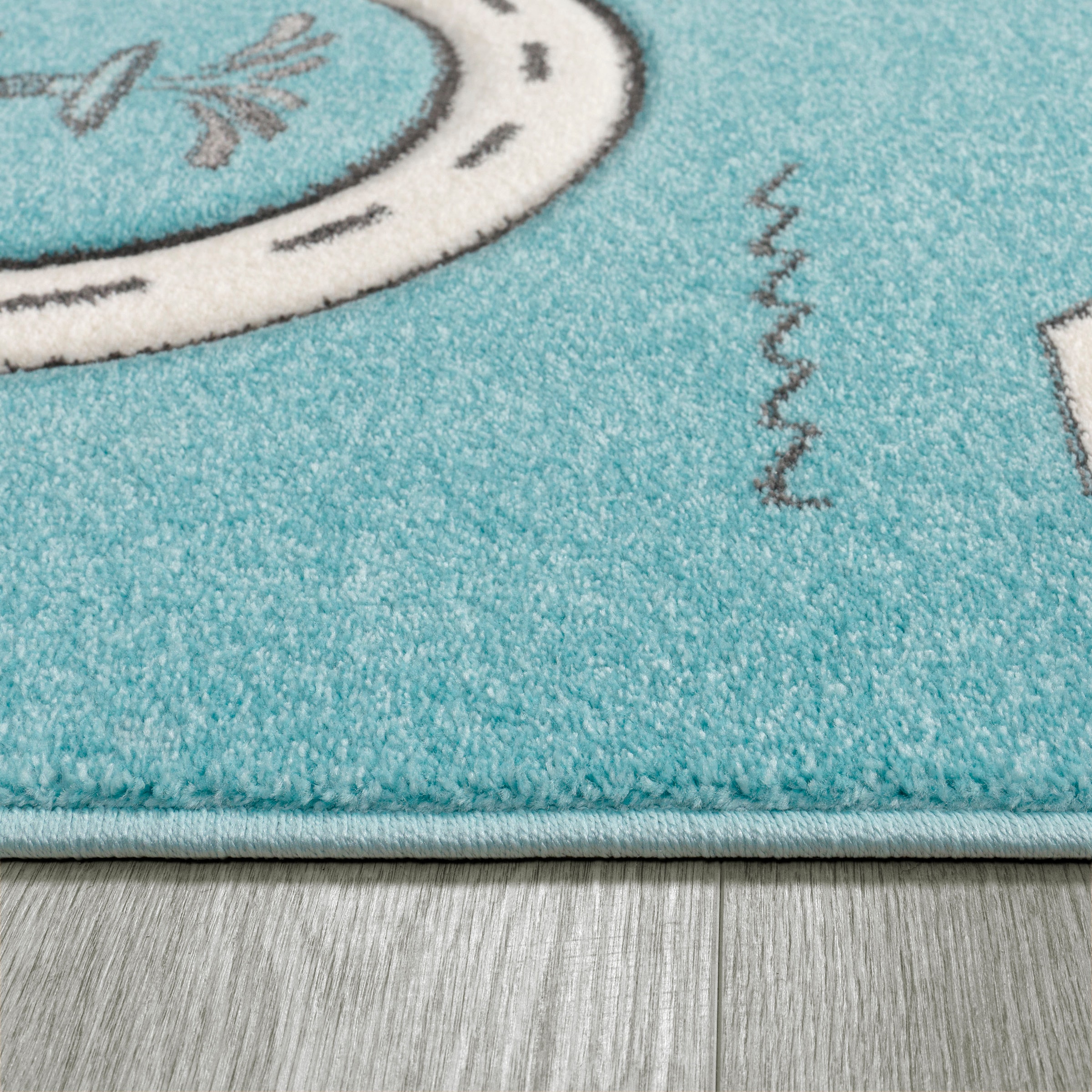 Paco Home Kinderteppich »Diamond 710« rechteckig 17 mm Höhe Kurzflor, Straßen-Spiel-Teppich, Kinderzimmer