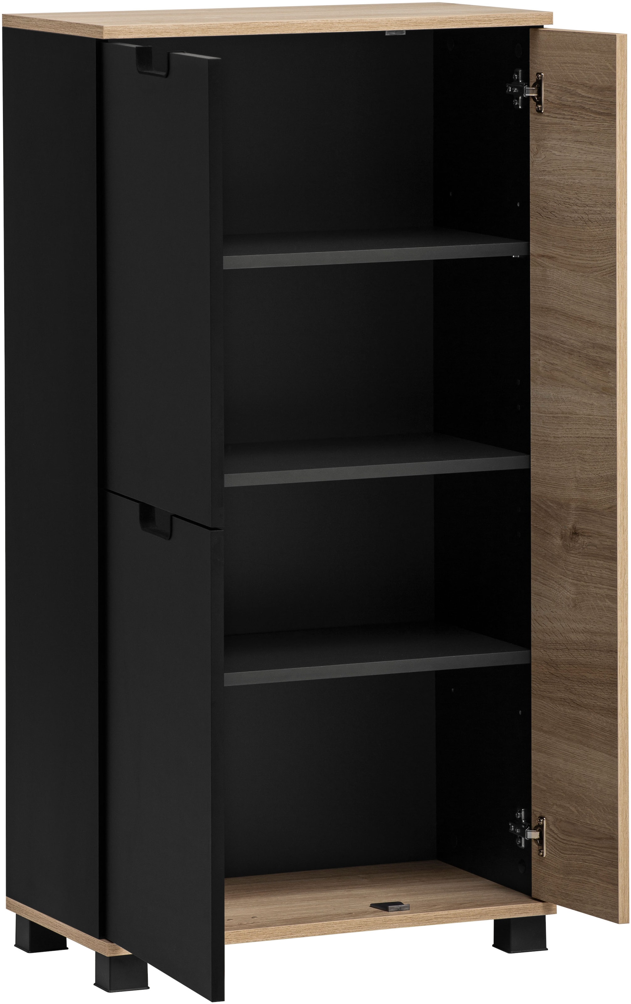 Schildmeyer Stauraumschrank »Emmik, Breite 60 cm, platzsparend, verstellbare Einlegeböden«, Made in Germany