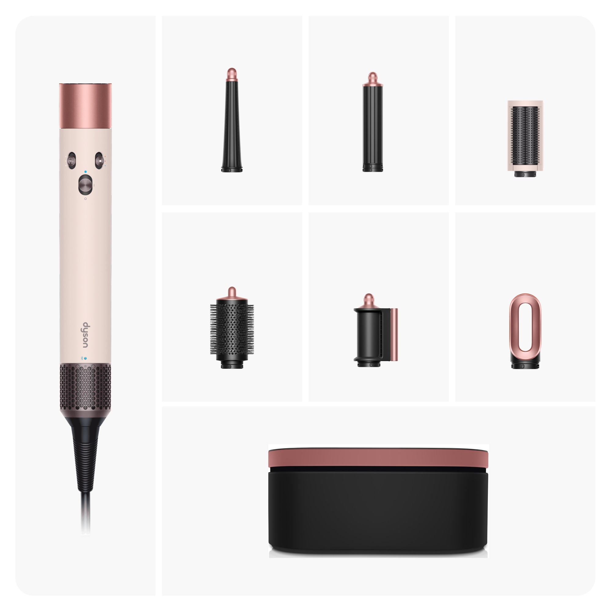 DYSON Multihaarstyler »Airwrap i.d.™ (Ceramic Pink/Roségold)«, 6 Aufsätze