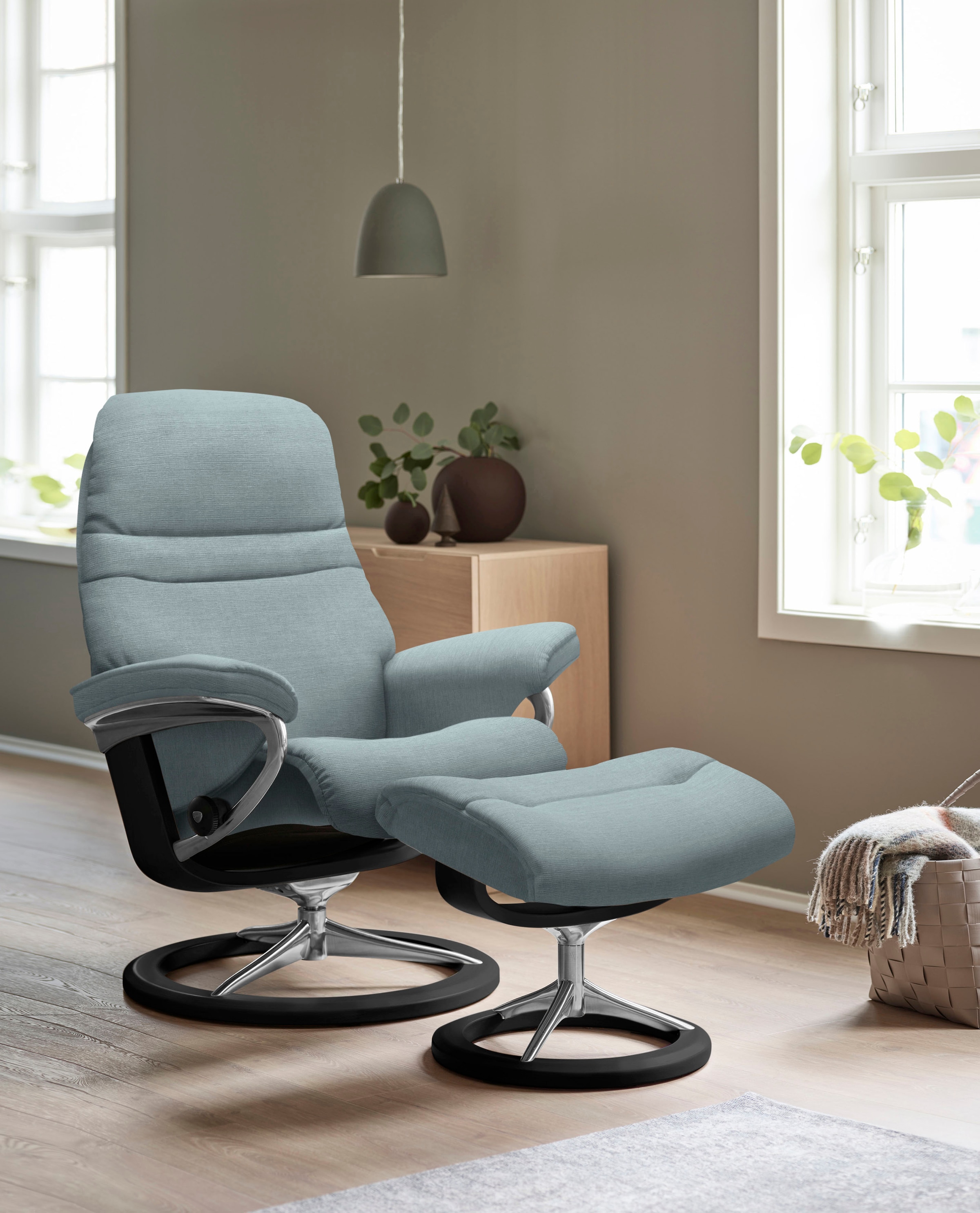 Stressless® Relaxsessel »Sunrise«, mit Signature Base, Größe M, Gestell Schwarz