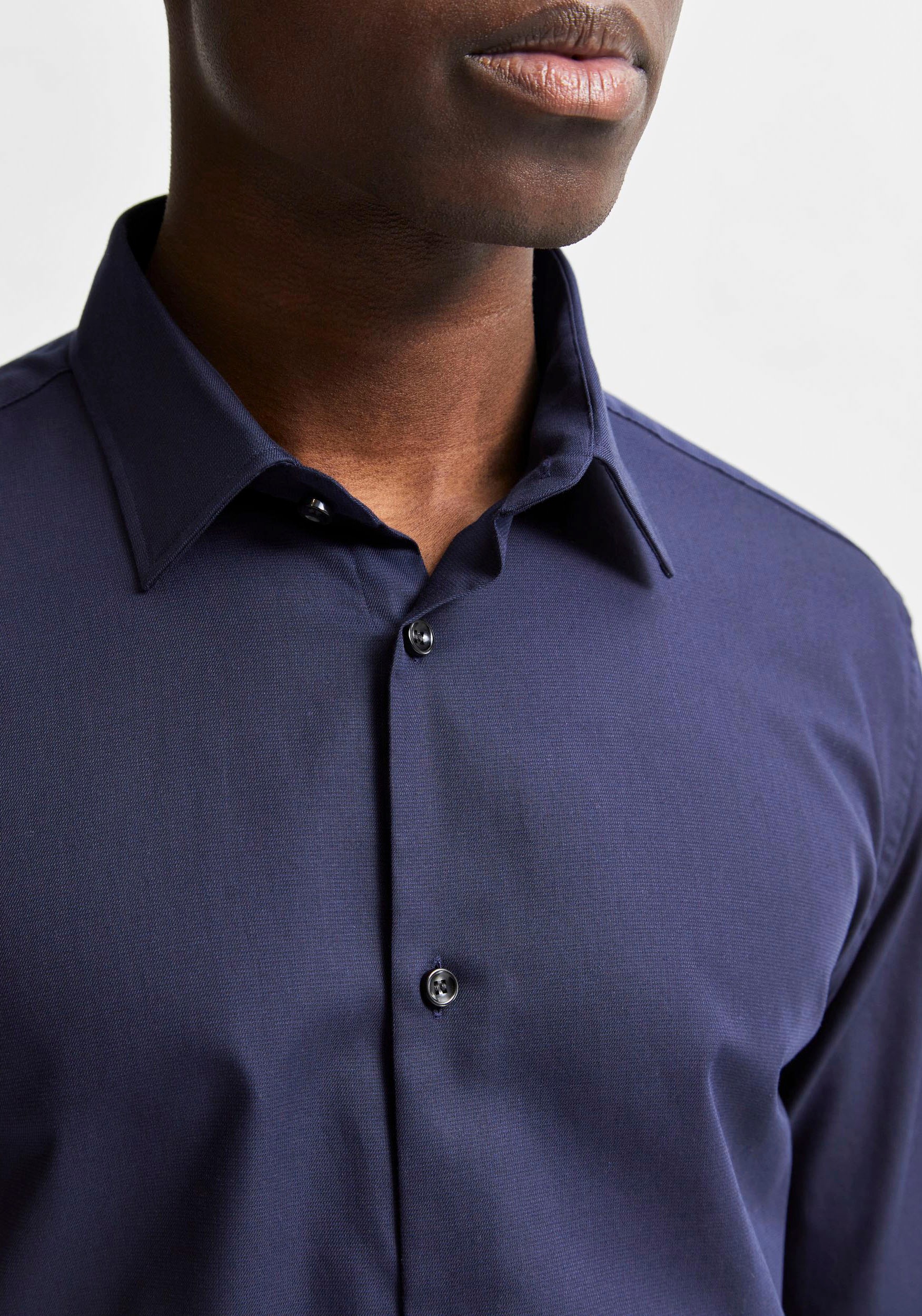 SELECTED HOMME Businesshemd »SLHSLIMETHAN SHIRT«