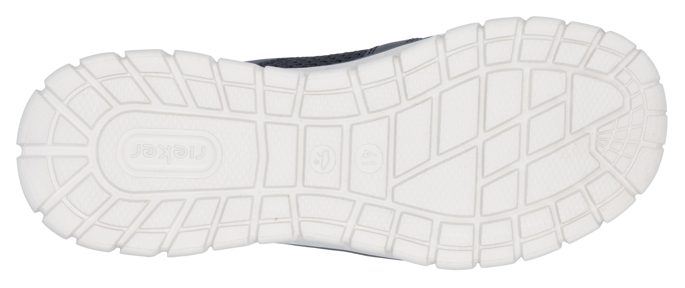 RIEKER Sport Slip-On Sneaker, Halbschuh, Freizeitschuh, Slipper mit modischer Laufsohle