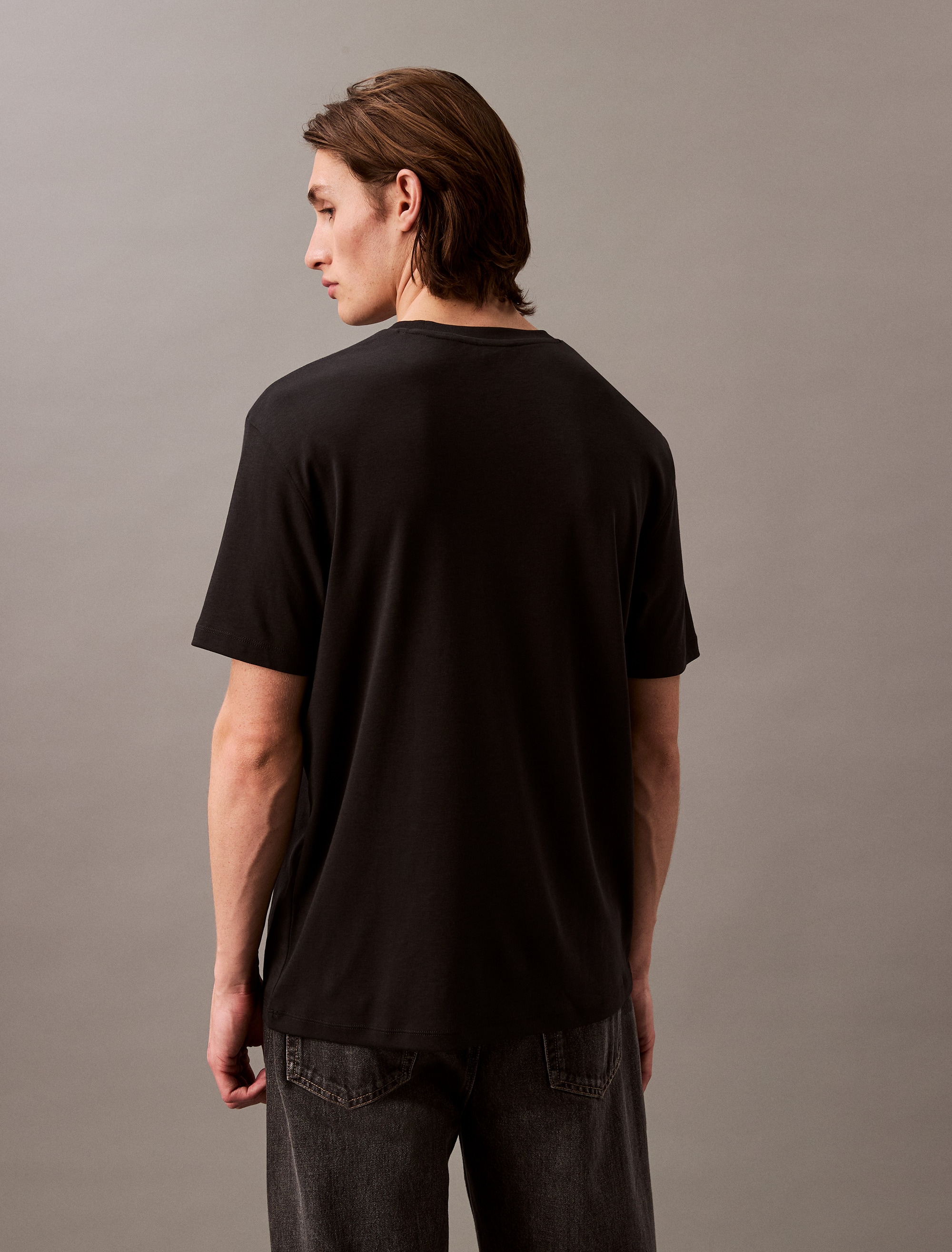 Calvin Klein T-Shirt »SS NA WHSL SUPIMA CREWNECK TEE« Rundhalsausschnitt, regular fit