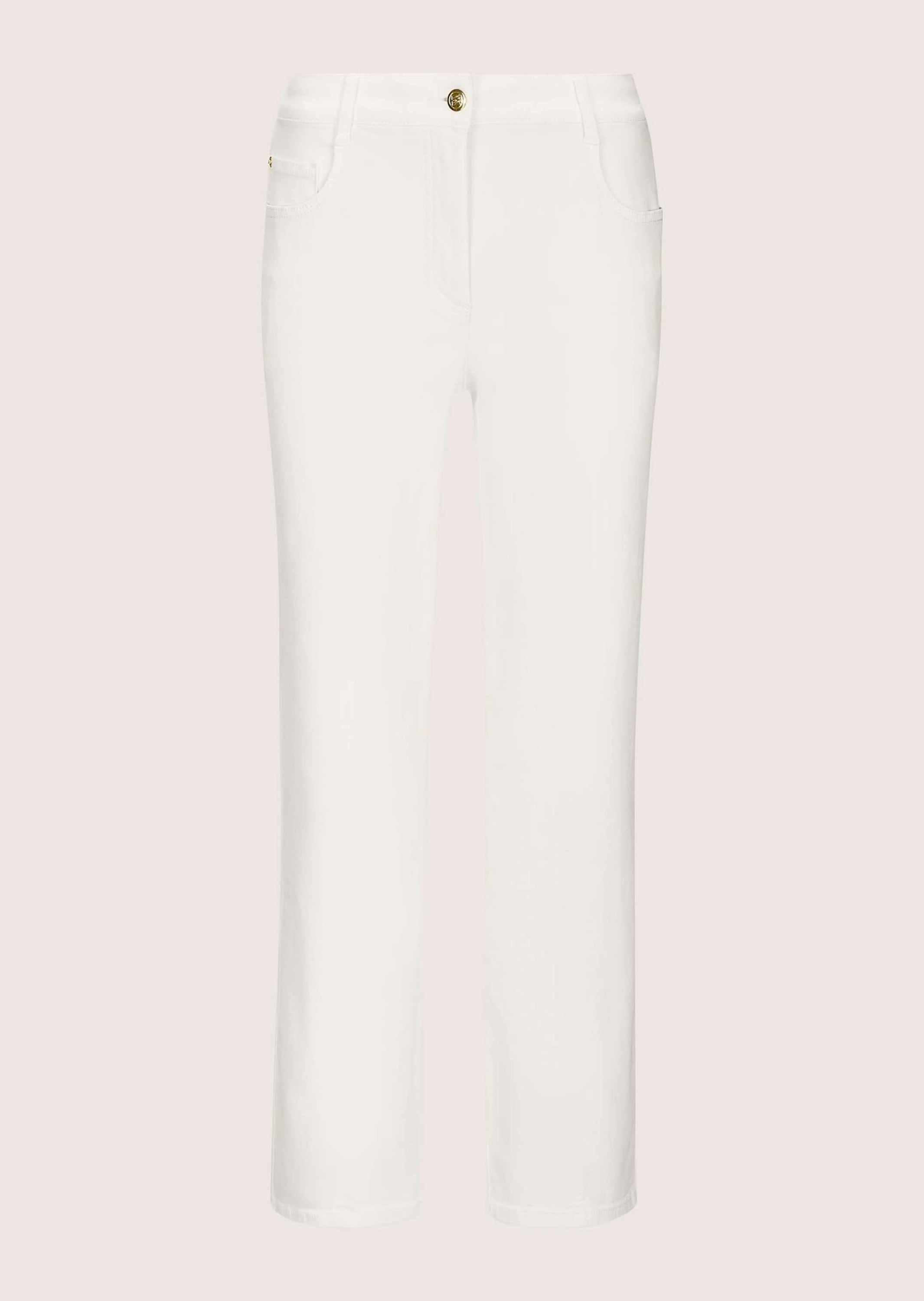 MADELEINE Regular-fit-Jeans »Jeans Baumwollhose mit Saumabnähern«