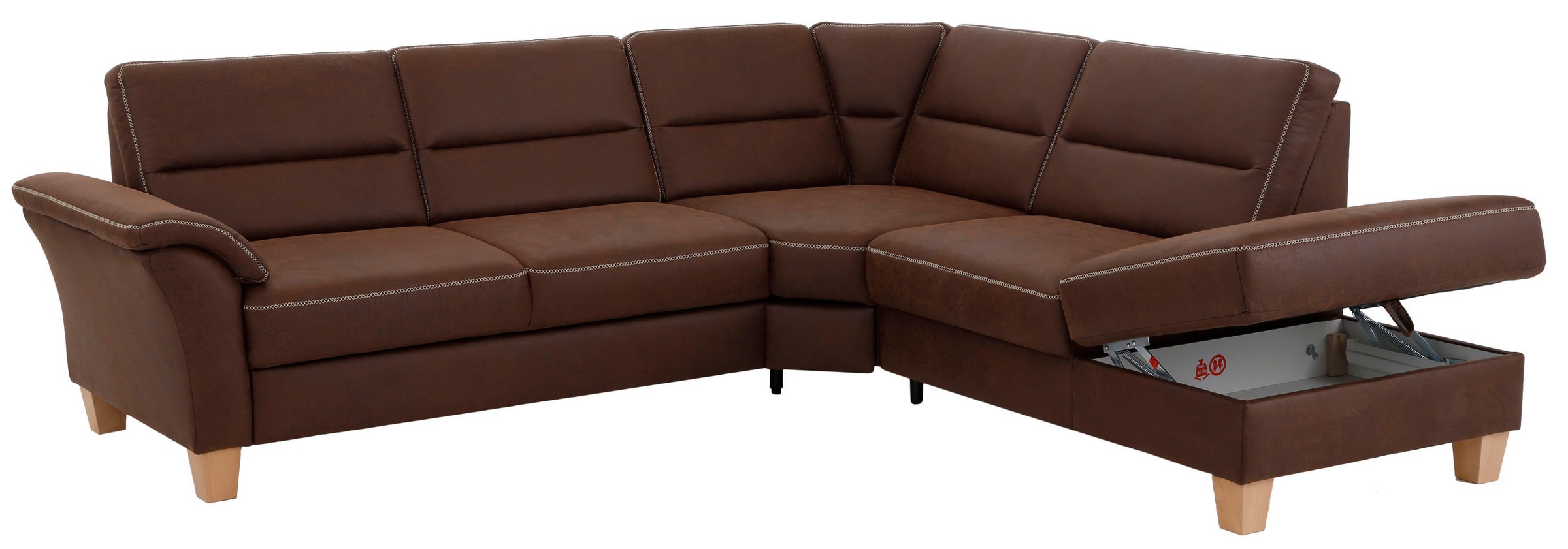 Home affaire Ecksofa »Soleo L-Form«, komfortabel durch Trapezecke mit Relaxfunktion, auch mit Bettfunktion