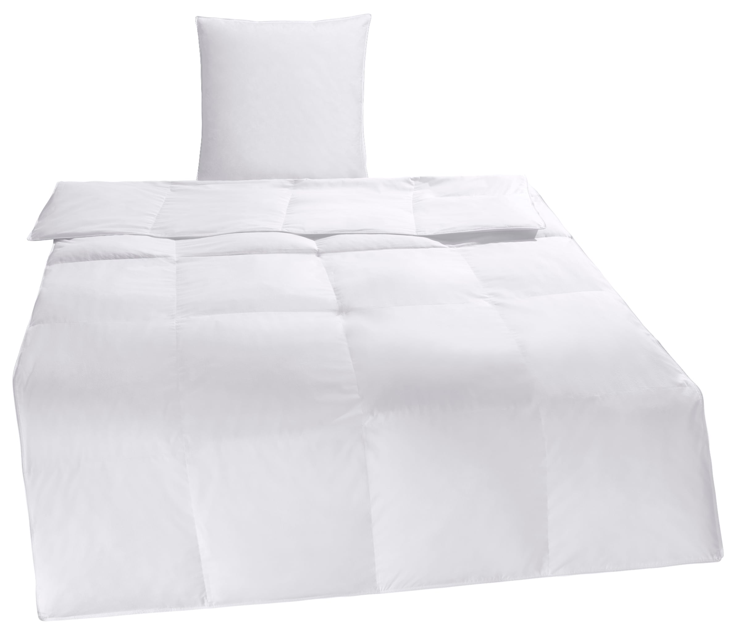 Home affaire Kunstfaserbettdecke + Kopfkissen »Taylore Set: 1 Bettdecke  135x200 cm & 1 Kissen 80x80 cm oder 40x80 cm« Sommer, Herbst & Winter