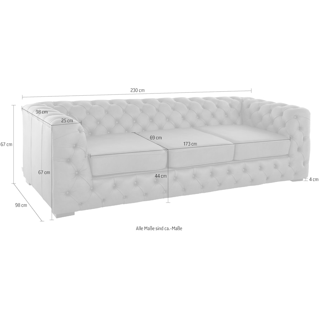 Guido Maria Kretschmer Home&Living Chesterfield-Sofa »Kalina«