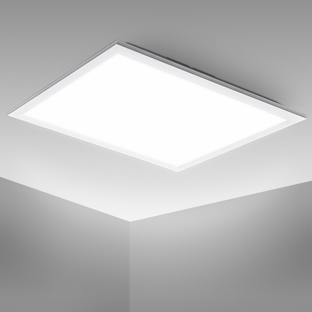 B.K.Licht LED Deckenleuchte »BK_DP1324 LED Panel-Deckenlampe, 22W, Neutralweiße Lichtfarbe«, 1 flammig-flammig