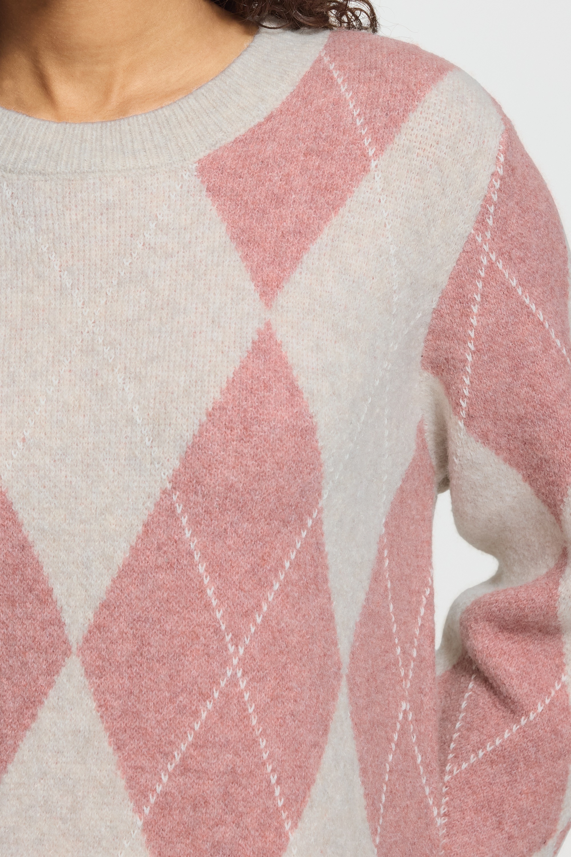 Ichi Strickpullover »Damen Langarm IHFENSTER«