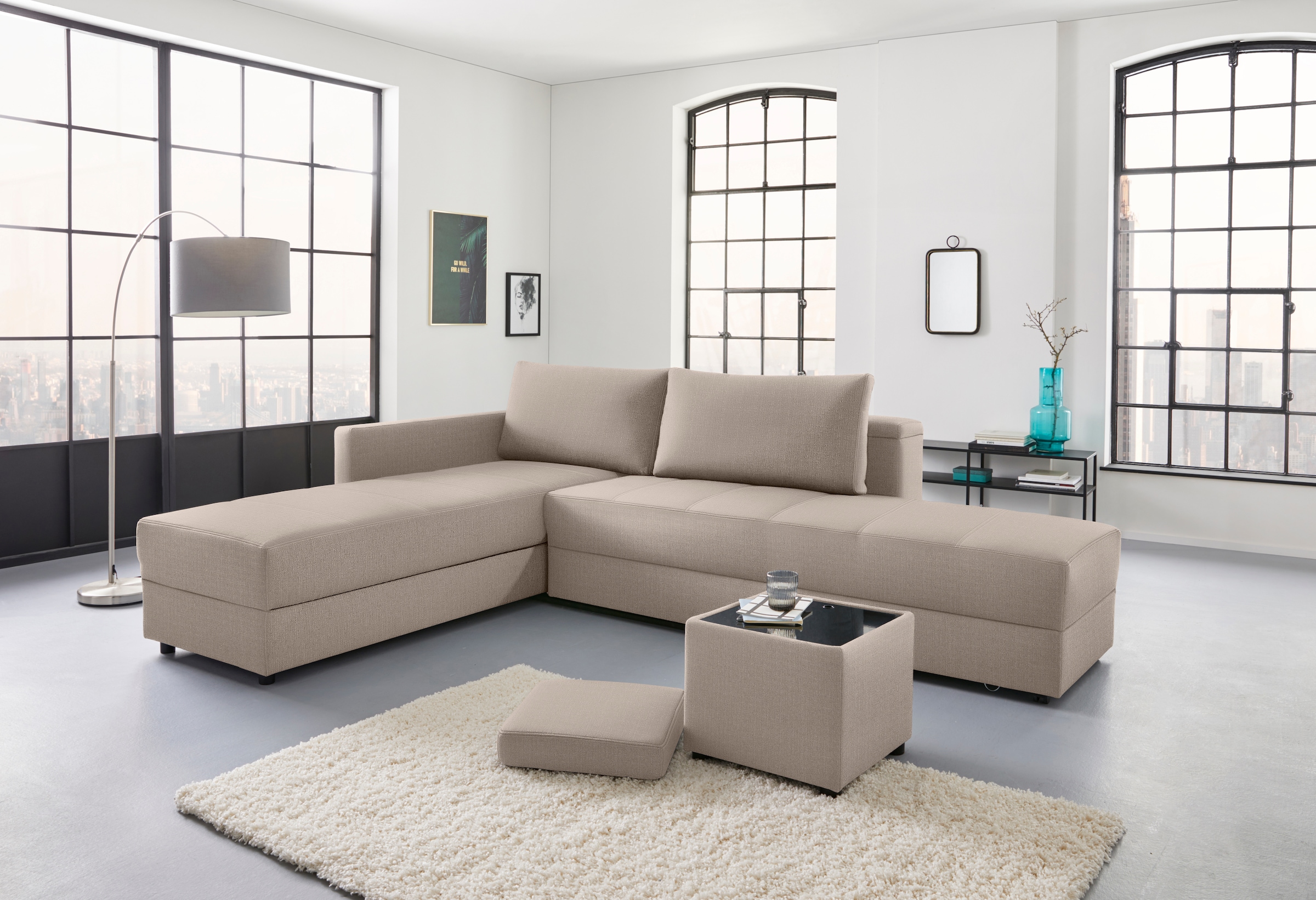 LOOKS by Wolfgang Joop Hocker »LooksIII« inklusive Stauraum, wandelbar zum Tisch