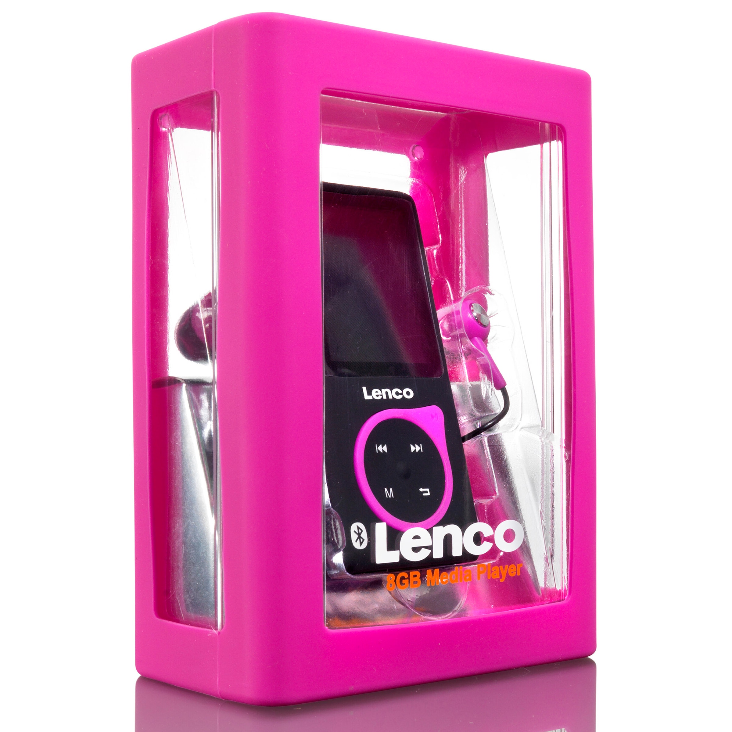 »Xemio-768 Bluetooth 8GB-Speicherkarte, Lenco pink«, bei MP3-Player