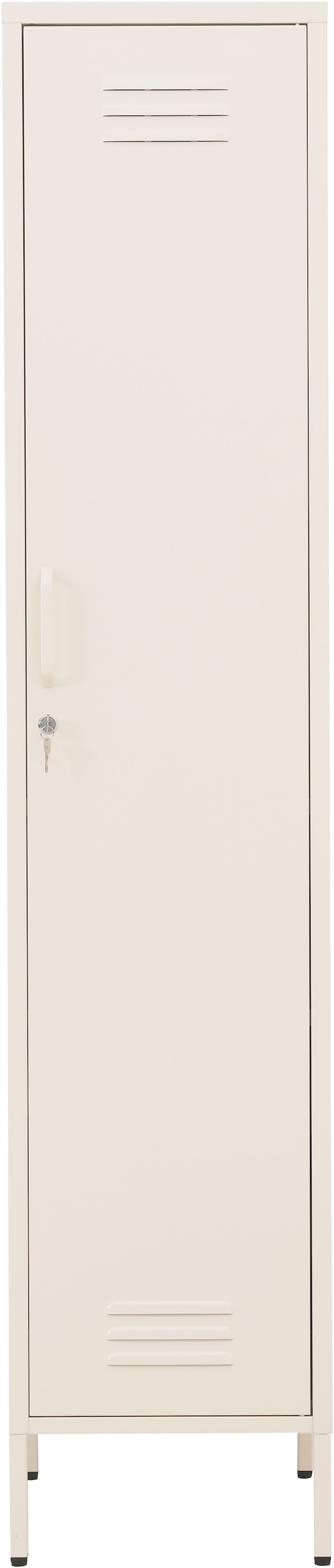 INOSIGN Drehtürenschrank »Siena Kleiderschrank Schrank Metallschrank Mehrzweckschrank Spind« in 4 Farben aus Metall Stahlschrank,  in der Höhe verstellbar, abschließbar