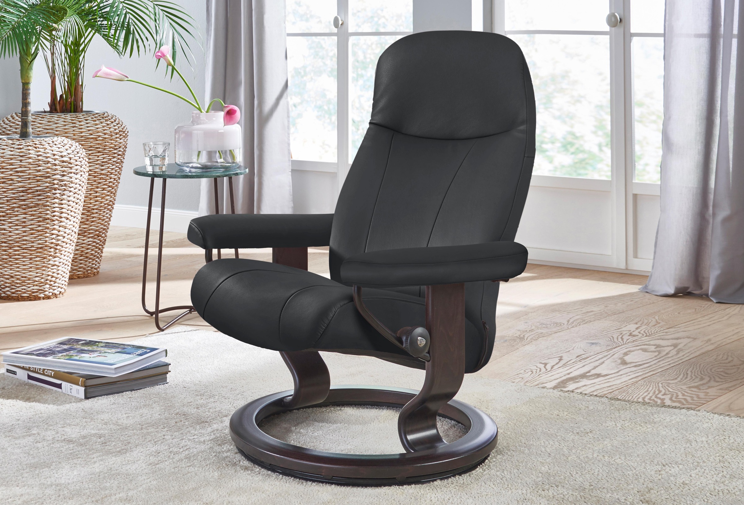 Stressless® Relaxsessel »Garda«, mit Classic Base, Größe M, Gestell Wenge