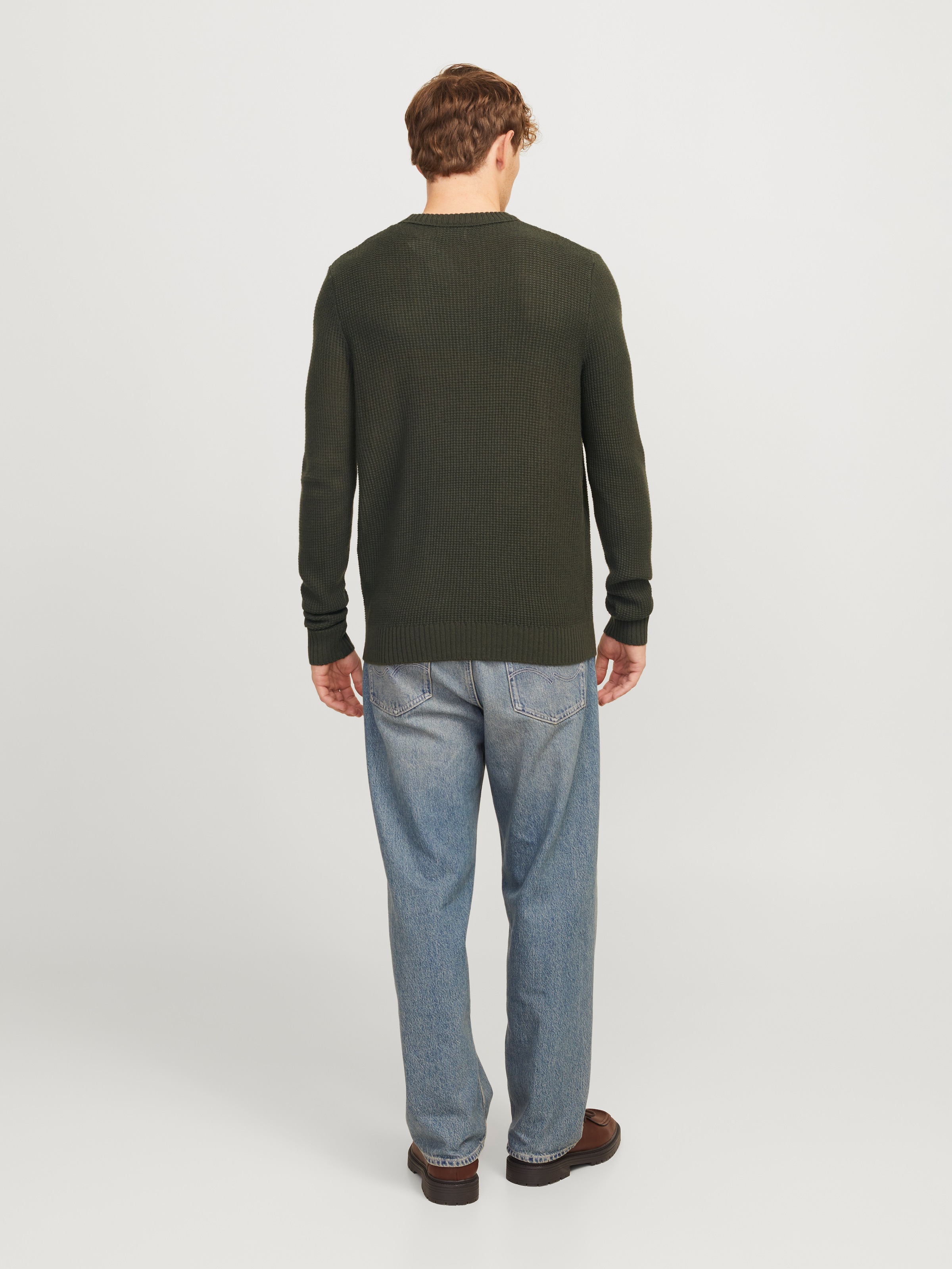 Jack & Jones Rundhalspullover »JJROY KNIT CREW NECK«