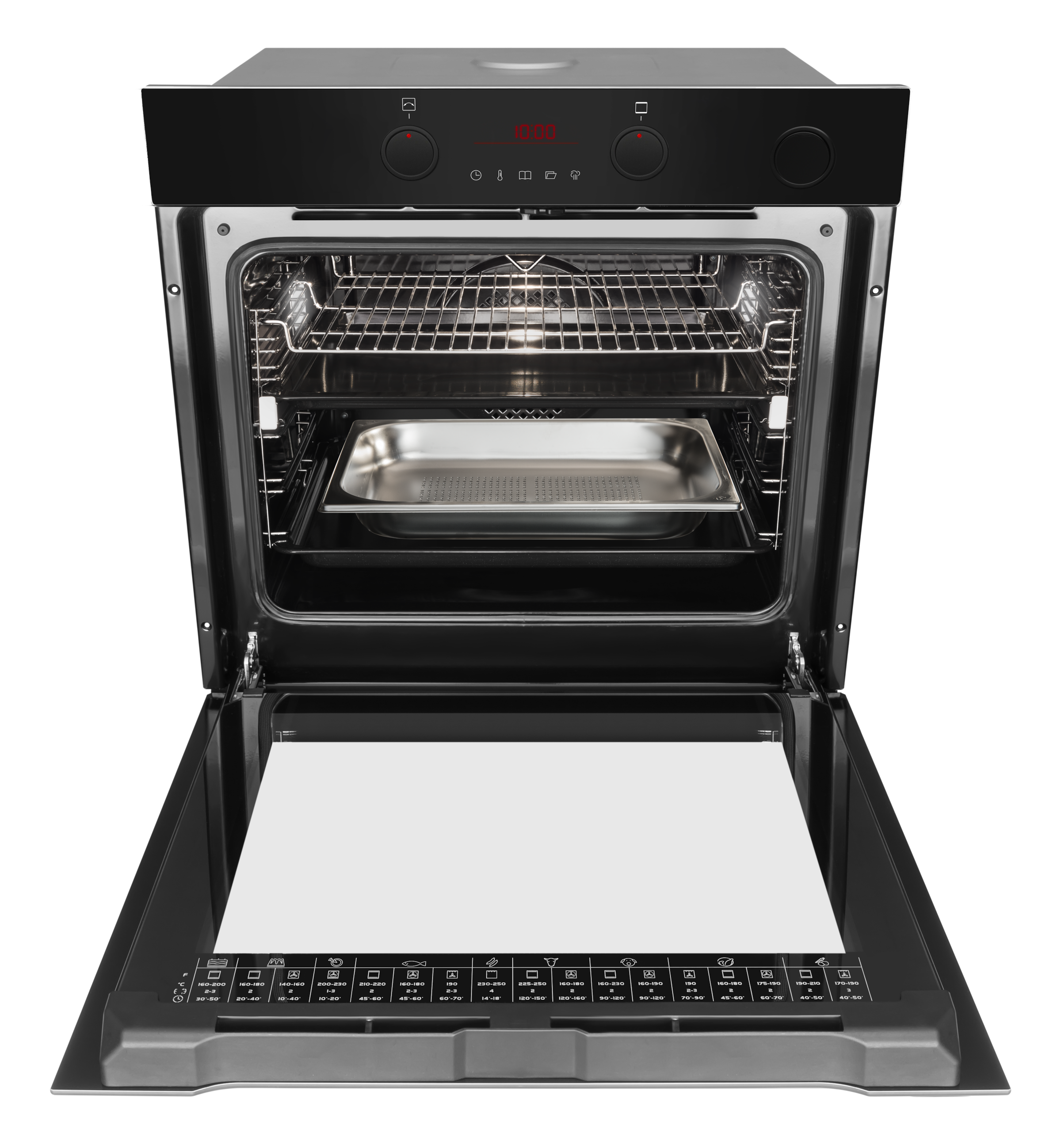 Amica Backofen »EBSX 949 800 V« mit 1-fach-Teleskopauszug mit Steam Clean Saftig, knusprig, elegant – Backen wie vom Profi