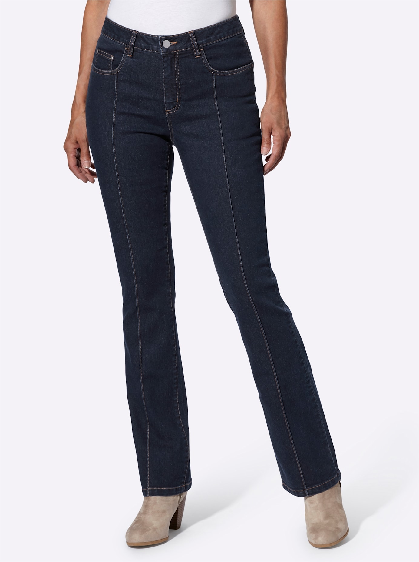 Classic Basics Bootcut-Jeans, (1 tlg.)