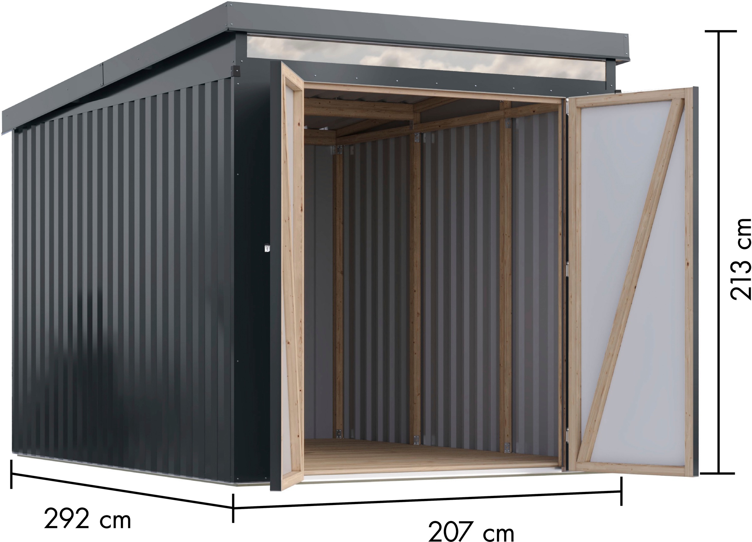 Karibu Gerätehaus »Argonium 2,5«