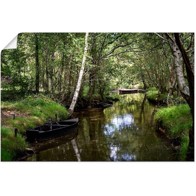 Artland Wandbild »Romantische Flusslandschaft Frankreich«, Waldbilder, (1 St.),  als Alubild, Leinwandbild, Wandaufkleber oder Poster in versch. Größen  bequem kaufen