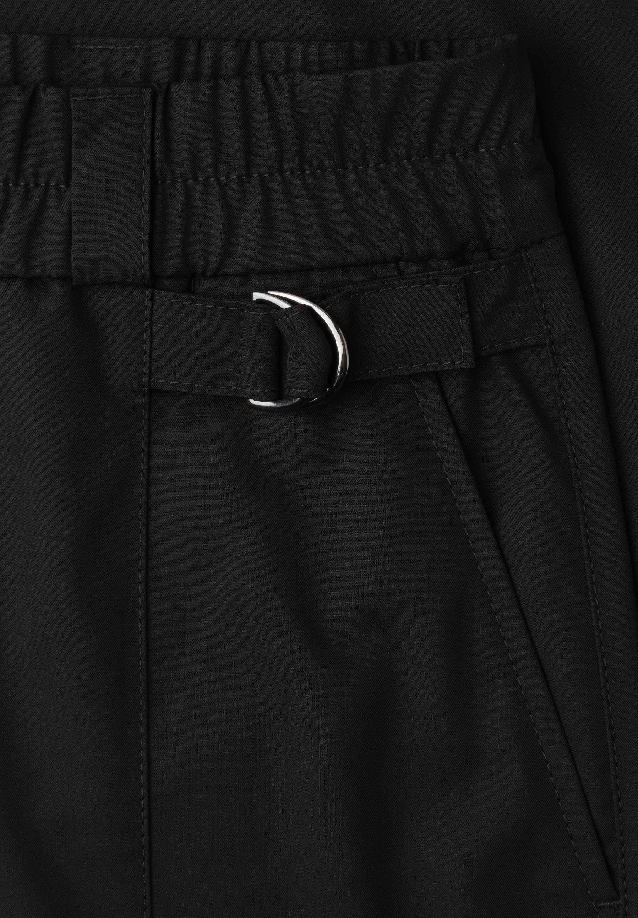 STREET ONE Stoffhose  Barrel Leg Hose mit Schnallendetail