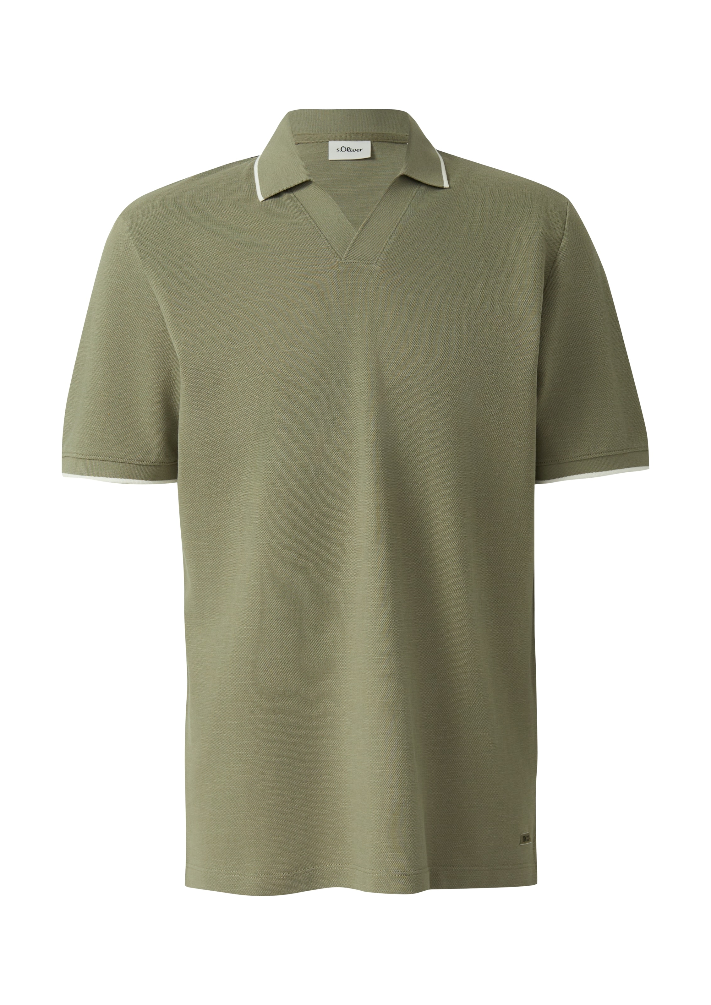 s.Oliver Kurzarmshirt mit Polokragen