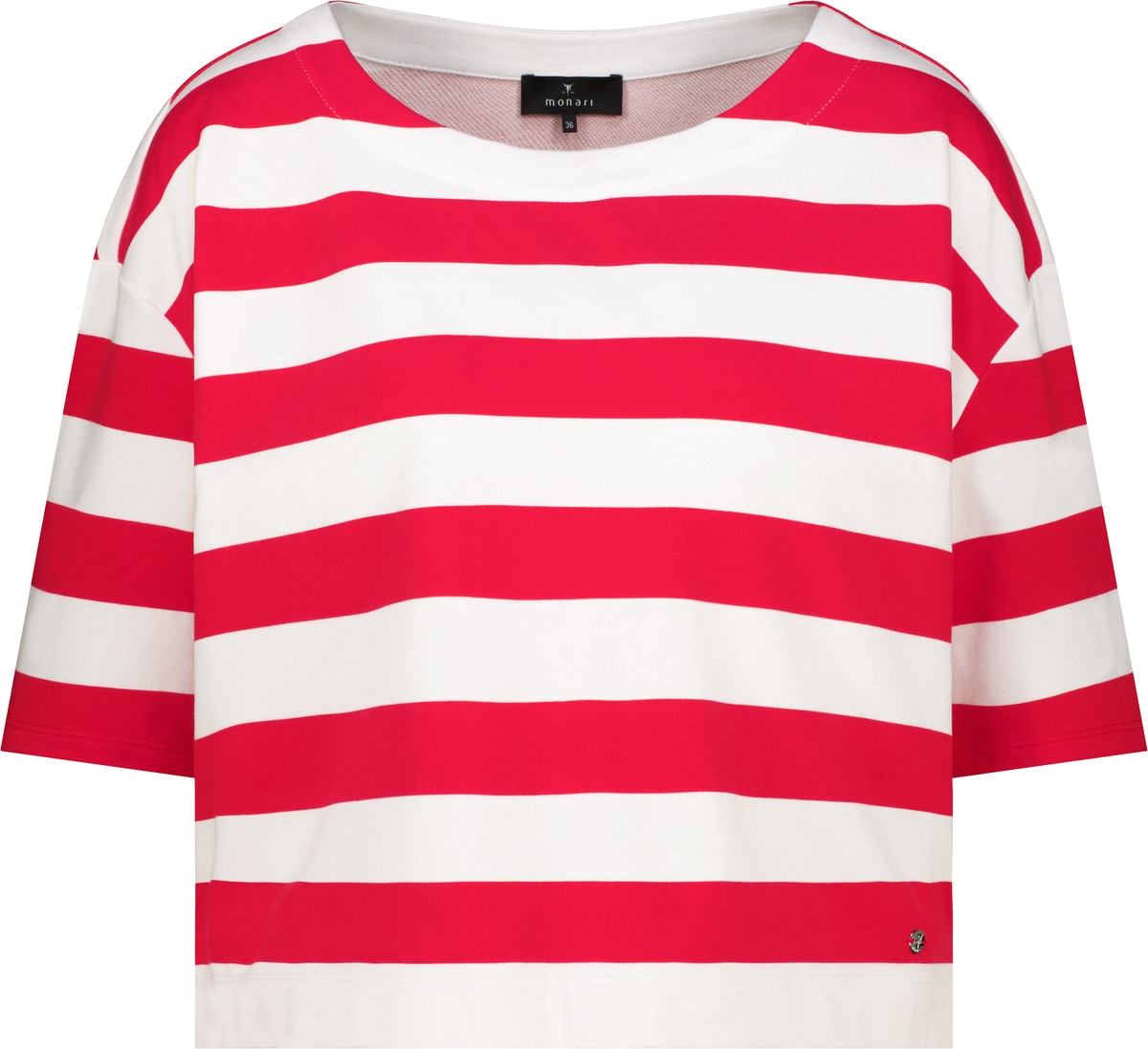 Monari Sweatshirt »Sweatshirt Basic Ringel«, mit Blockstreifen
