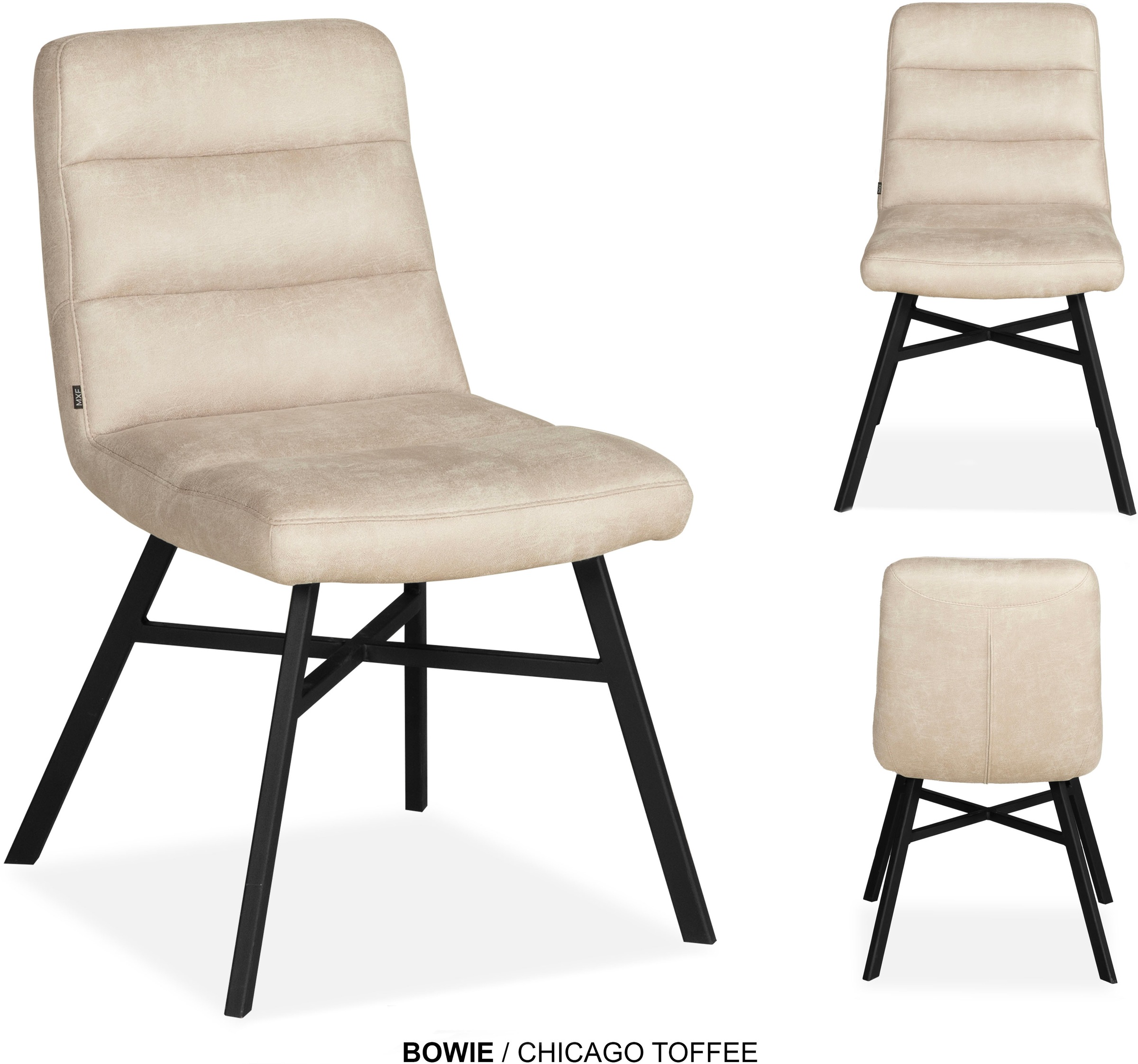 OMG Design Esszimmerstuhl »Bowie« (Set) 2 Stk.Esszimmerstuhl, pflegeleichter Bezug