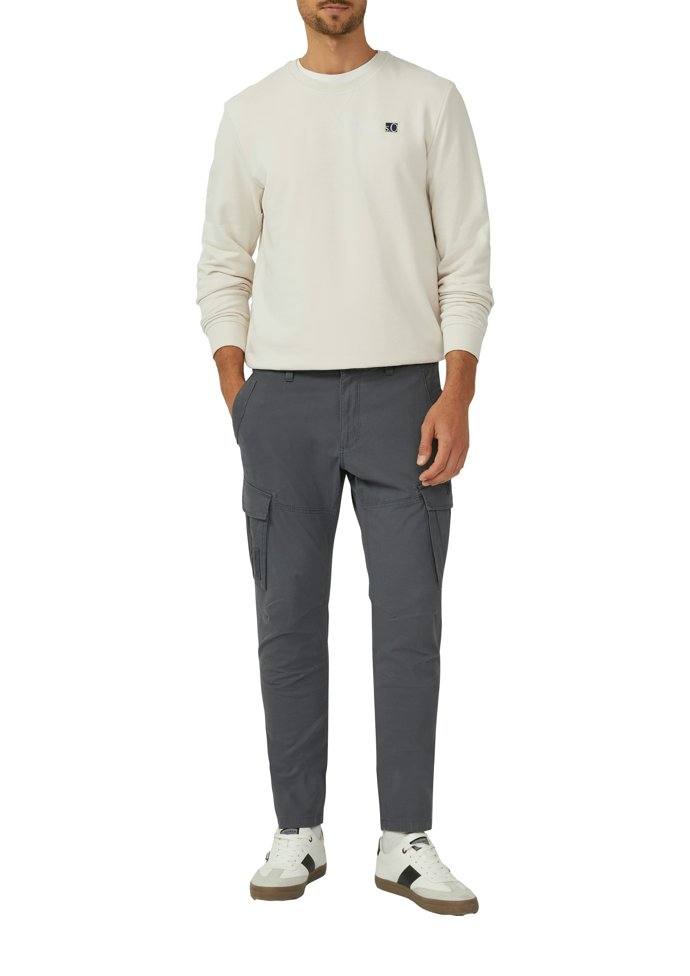 s.Oliver Cargohose  mit Stretch und Viskose