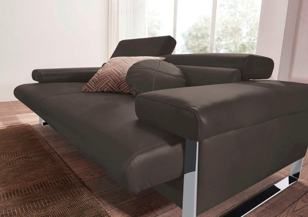 W.SCHILLIG 2-Sitzer »finn«, German Design Award 2016, Fußgestell Chrom glänzend, Breite 210 cm