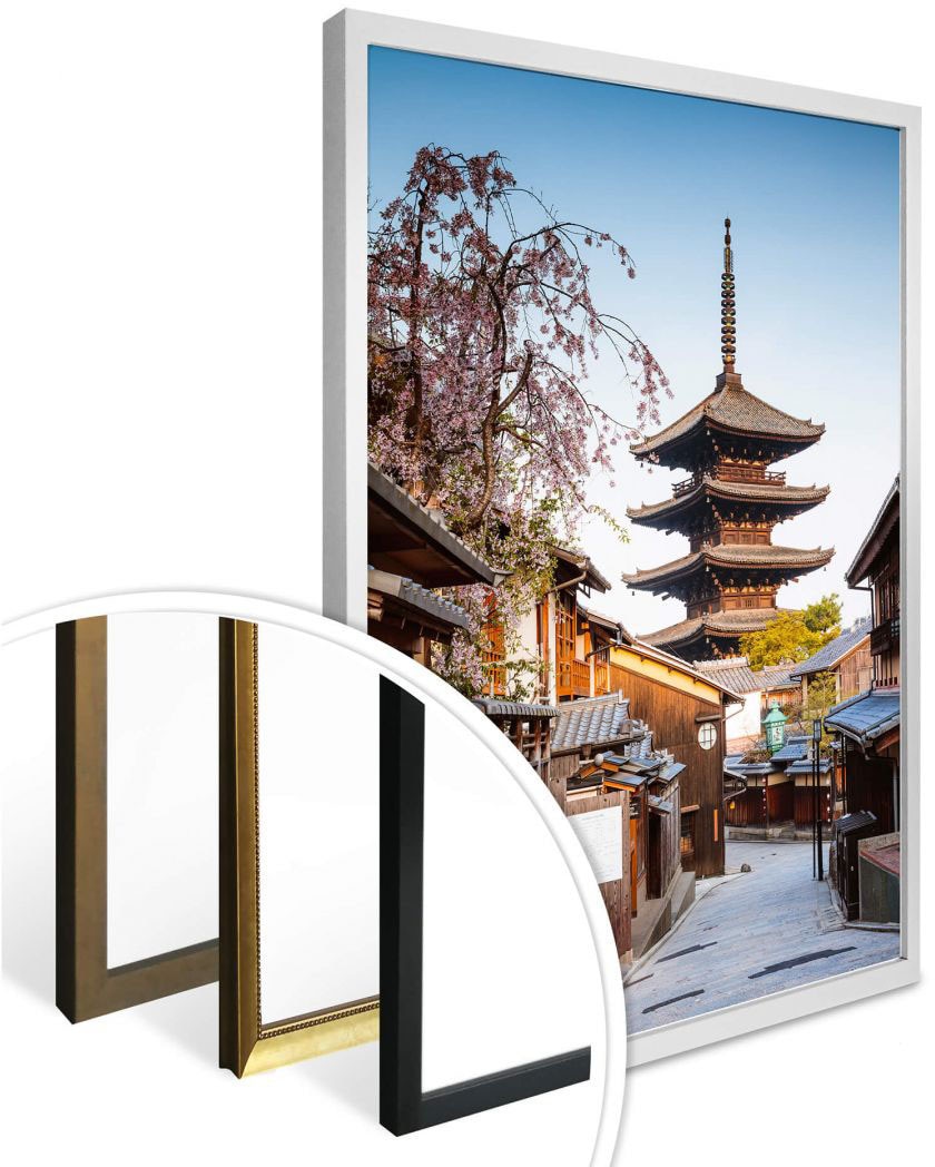 Wall Art Poster Yasaka Pagode Japan Asien 1 St Poster Wandbild Bild Wandposter Online Bei Universal