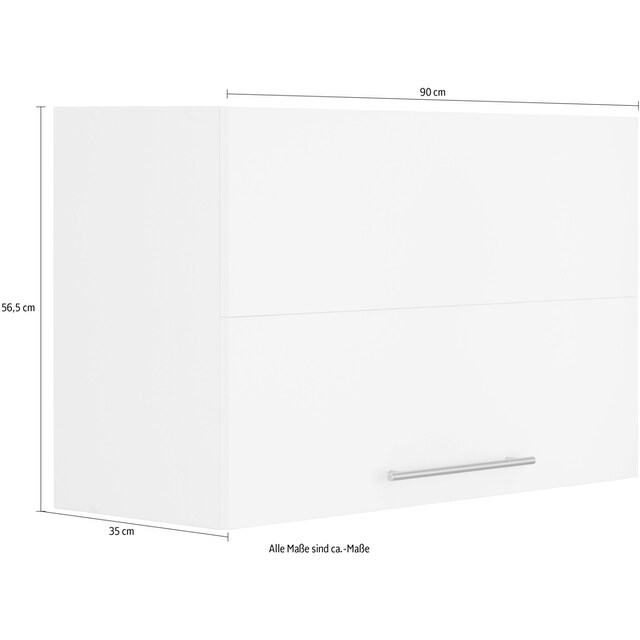 wiho Küchen Faltlifthängeschrank »Unna«, 90 cm breit, mit Soft Close  Funktion auf Rechnung bestellen