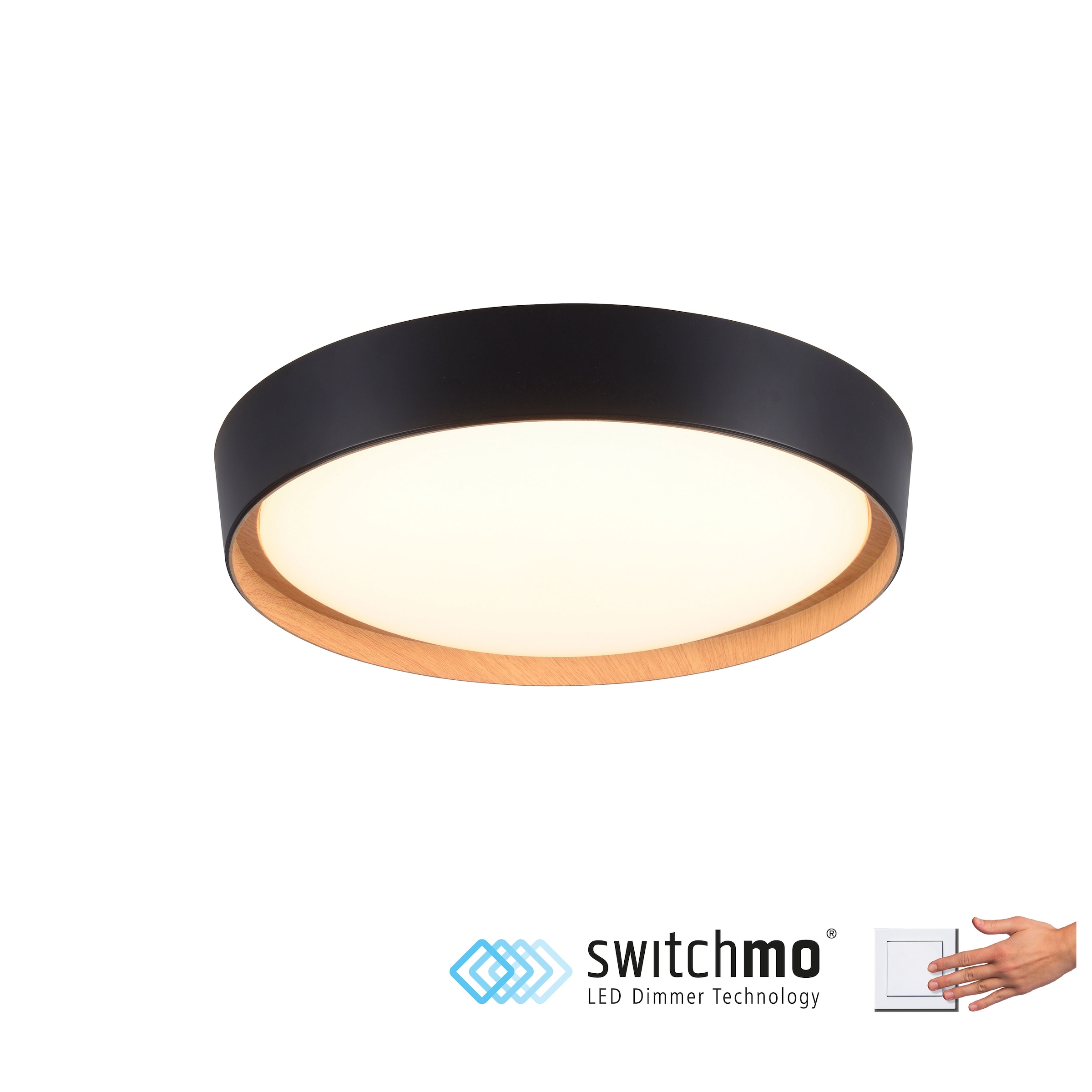 | 1 LED, XXL Switchmo Deckenleuchte Garantie dimmbar, kaufen 3 online Leuchten mit Direkt Switchmo, dimmbar, Jahren »EMILIA«, flammig-flammig,