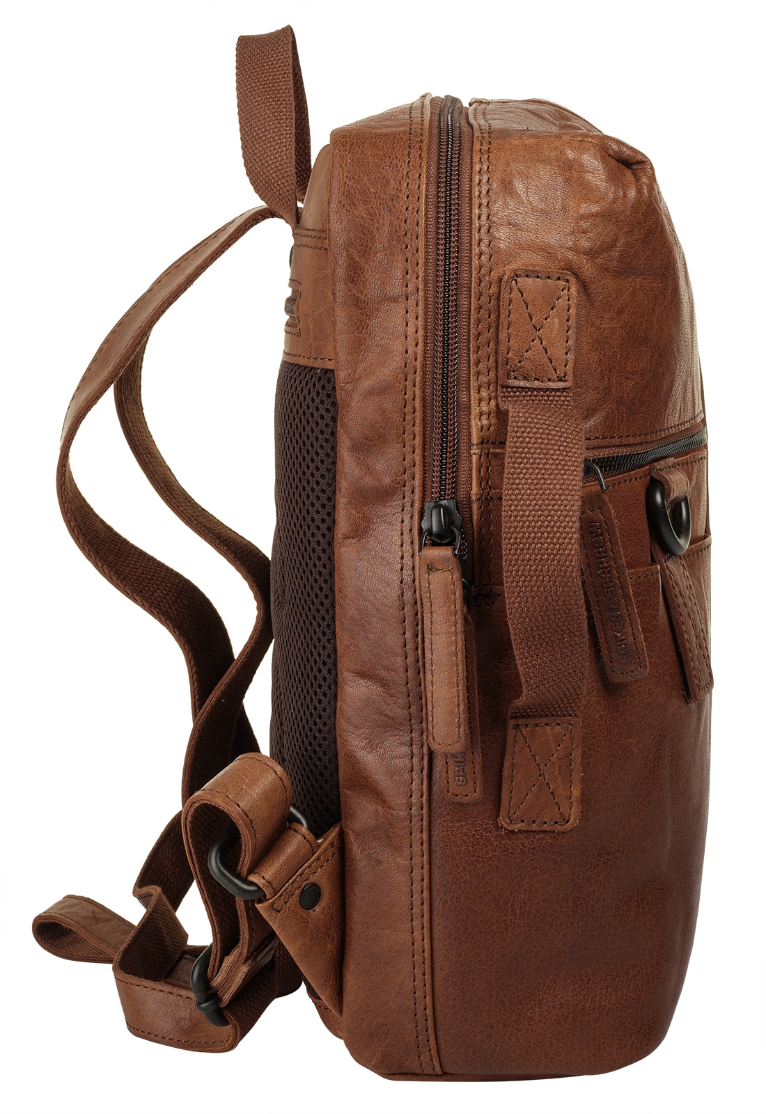 Spikes & Sparrow Laptoprucksack, echt Leder