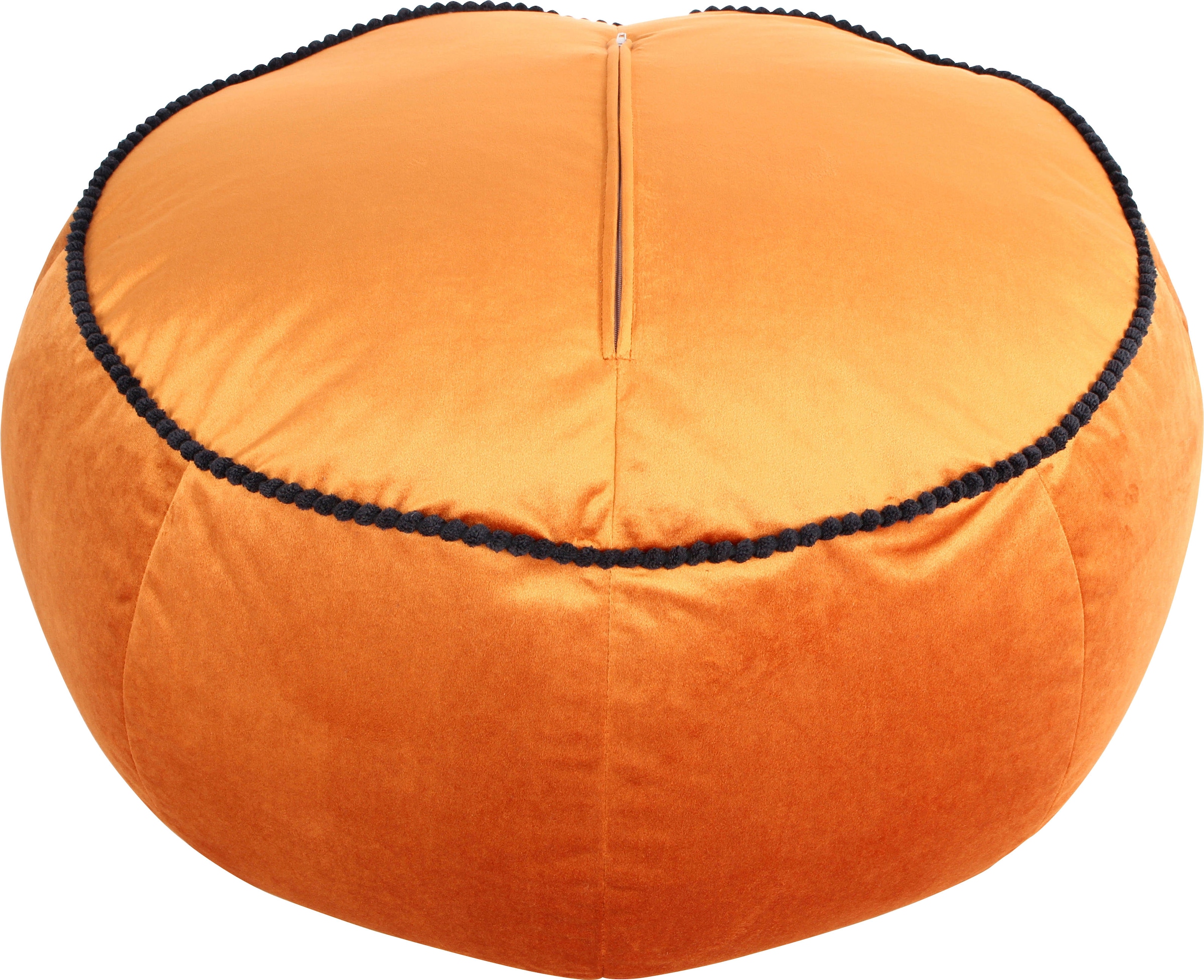 Kayoom Sitzhocker »Pouf Taj Mahal 325, trendige samtige Oberfläche«, (1 St.), samtweich, farbig, modern, orientalisches Design