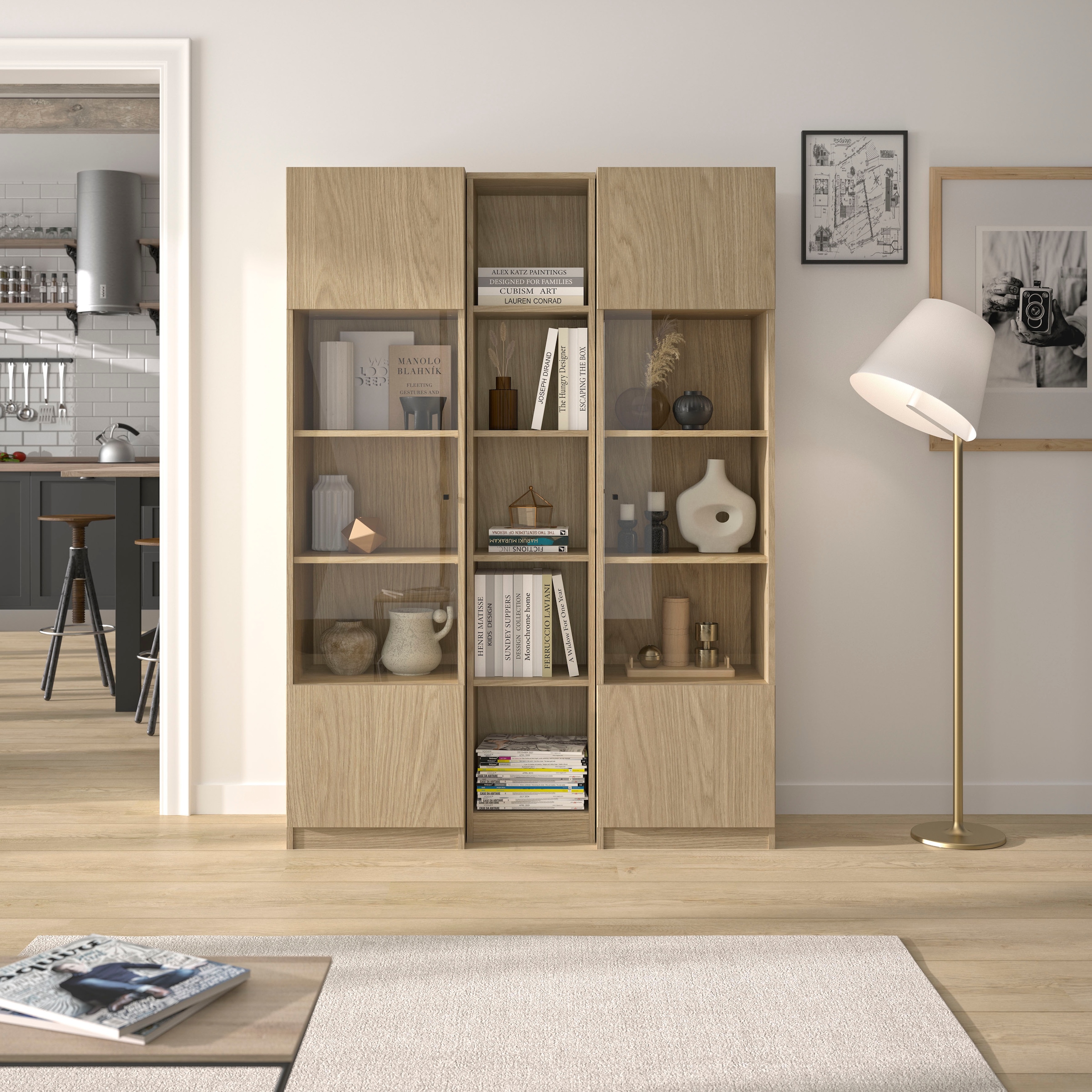 Gami Bücherregal »Bücherregal Iris« Praktisch und funktional für eine optimale Aufbewahrung