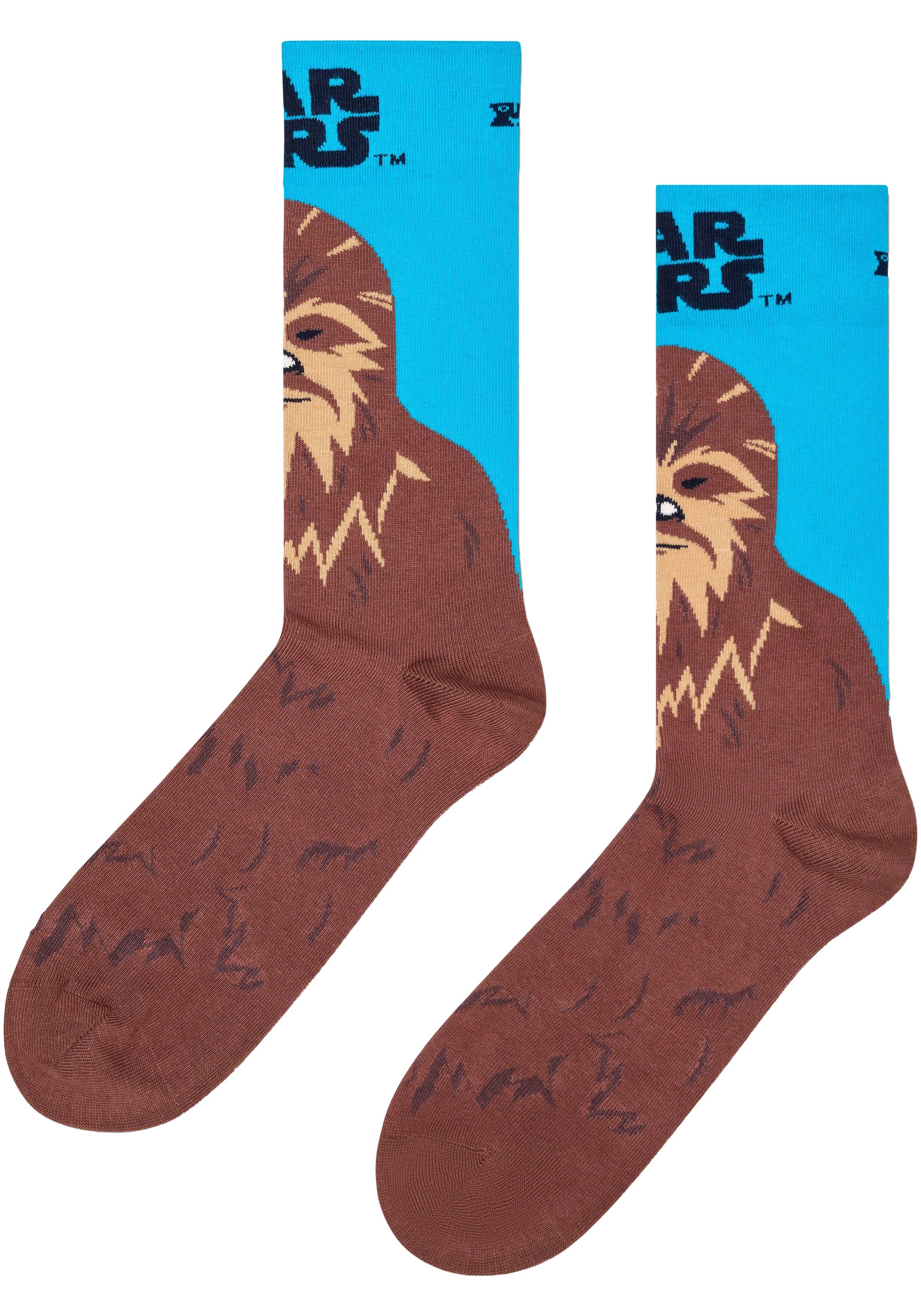 Happy Socks Langsocken, (2er Pack), mit Chewbacca-Stickerei