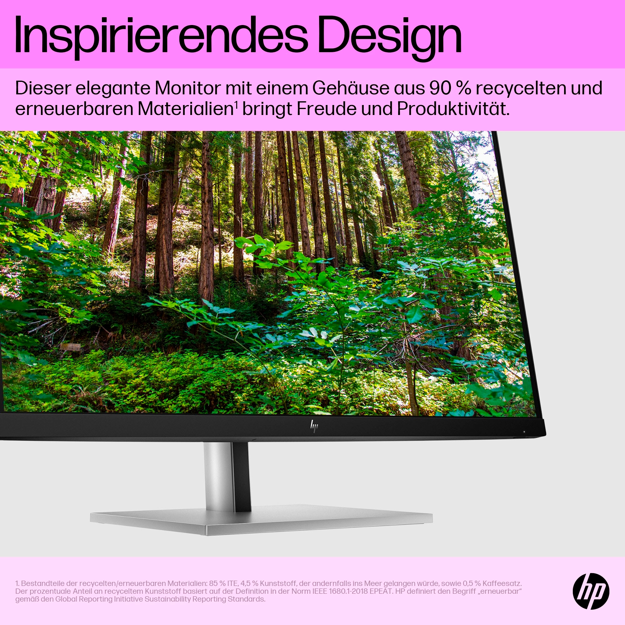 HP LED-Monitor »E27q G5 QHD Monitor«, 69 cm/27 Zoll, 2560 x 1440 px, QHD, 5 ms Reaktionszeit, 75 Hz
