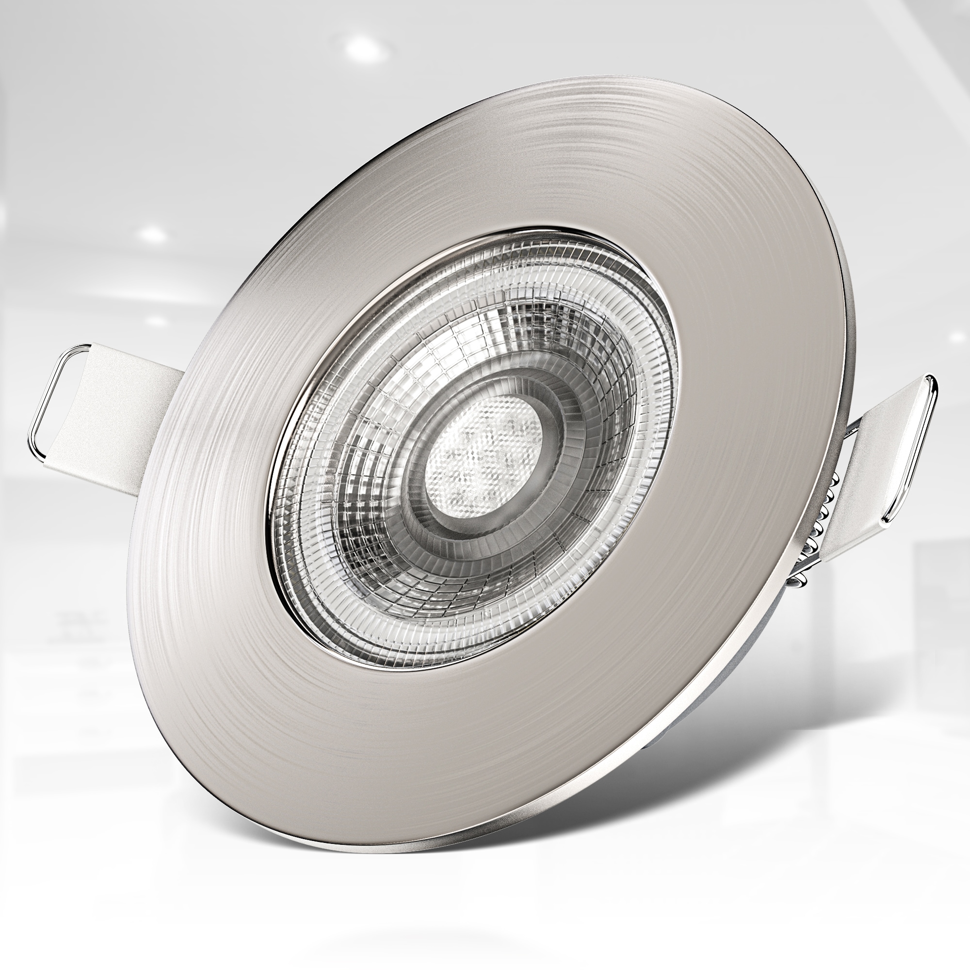 B.K.Licht flammig-flammig, LED online LED Garantie Lampe mit | Einbaustrahler Spots Einbauleuchte, kaufen ultraflach Deckenspots 3 Jahren IP44 3 Bad XXL