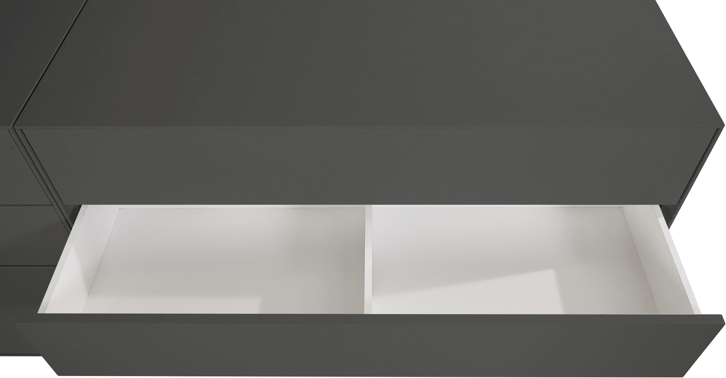 LeGer Home by Lena Gercke Sideboard »Essentials«, (3 St.), Breite: 335cm, MDF lackiert, Push-to-open-Funktion