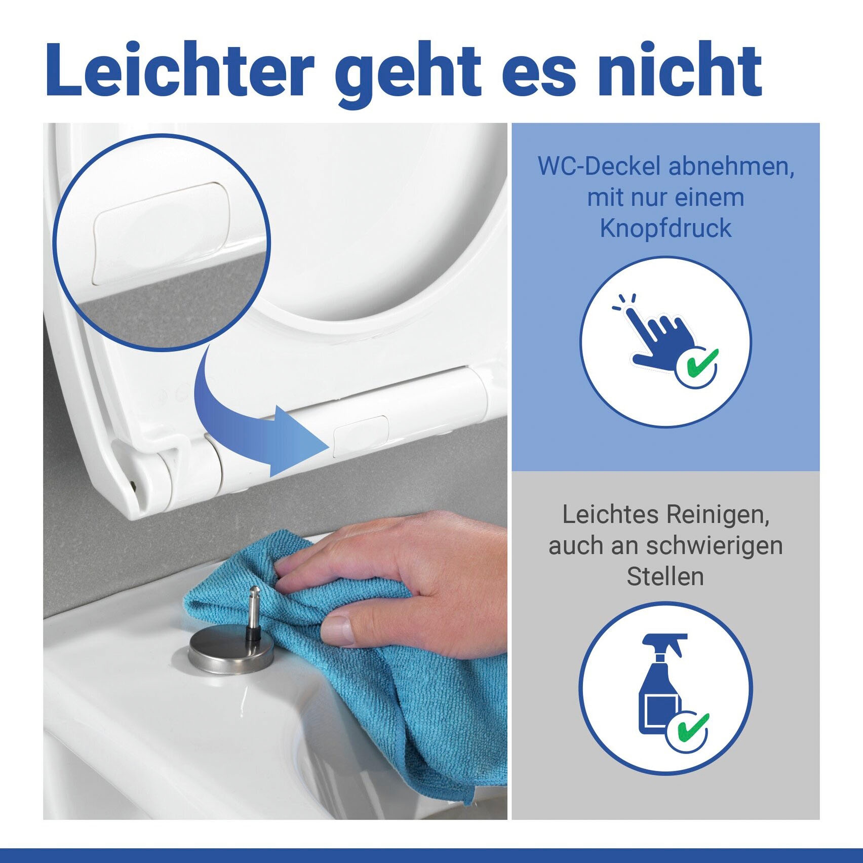 WENKO WC-Sitz »Ostuni« 1 Stk. tlg. Thermoplast, belastbar mit 300 kg, mit Absenkautomatik
