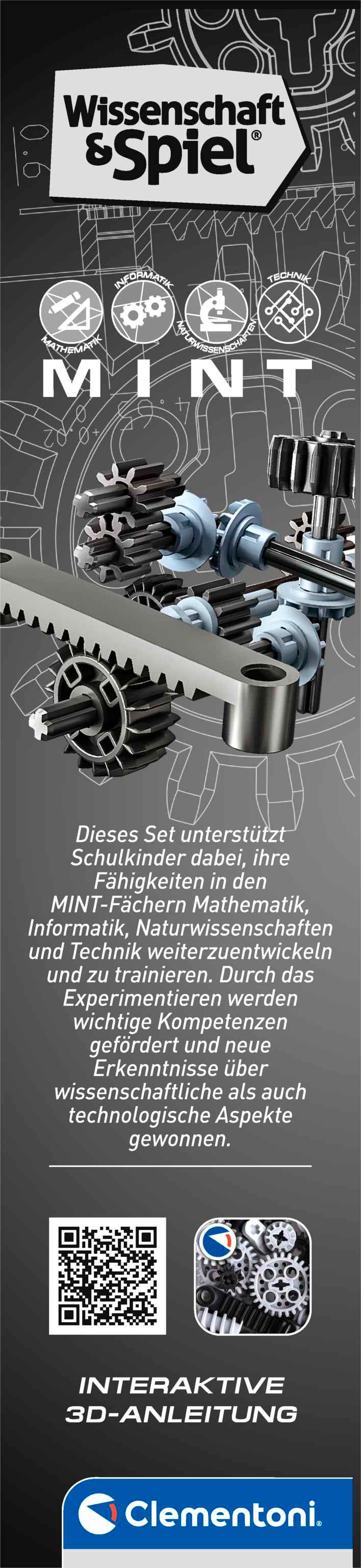Clementoni® Modellbausatz »Mechanik Labor, Monster Truck« Made in Europe