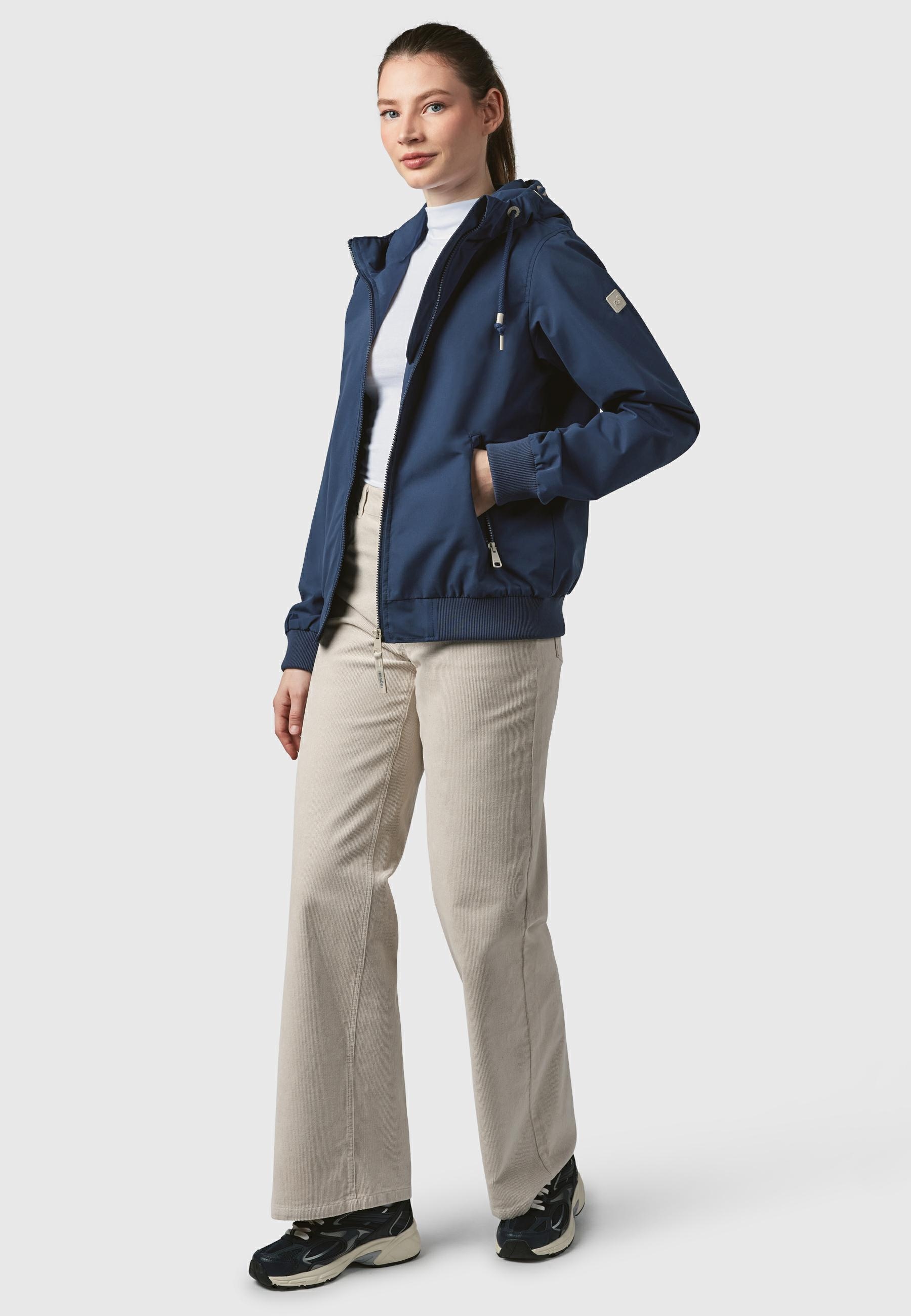 Ragwear Outdoorjacke »Kapuzenjacke Oggie« mit Kapuze Wasserdichte und atmungsaktive Übergangsjacke