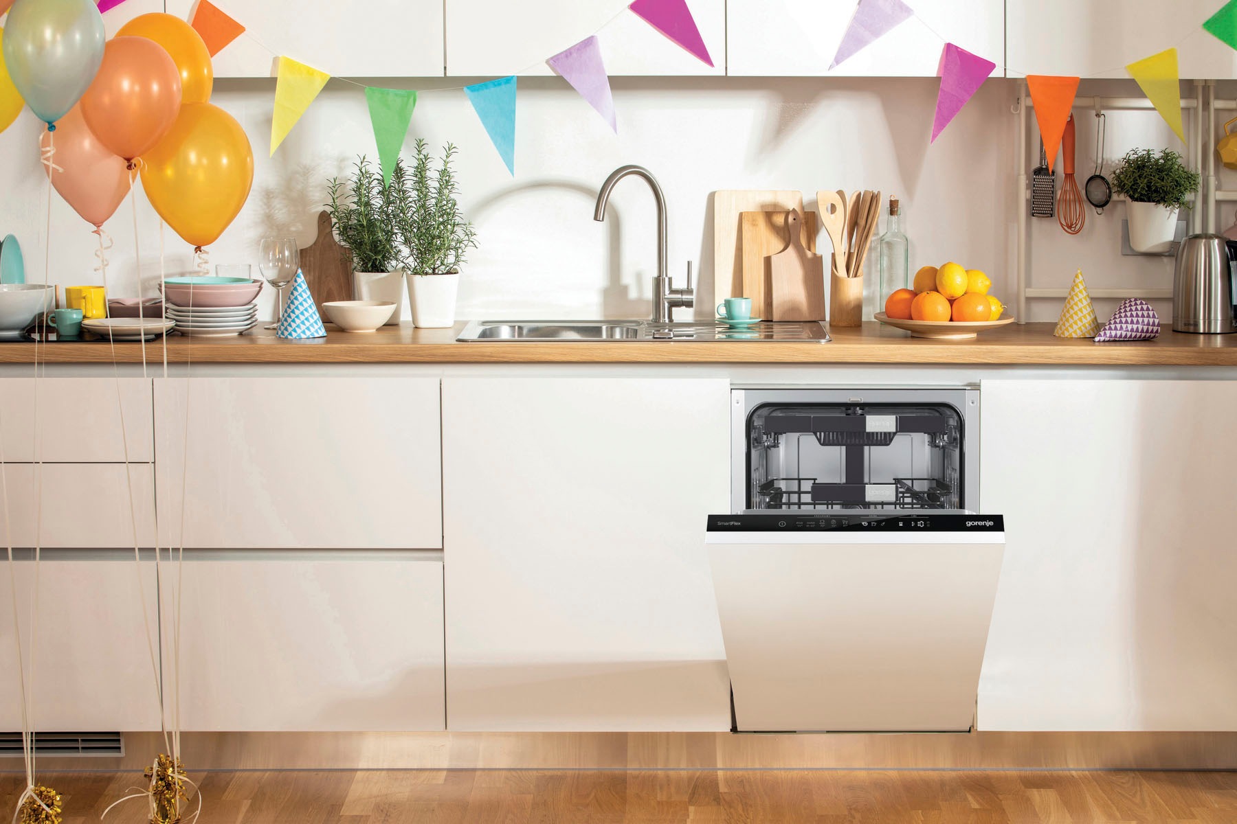 GORENJE vollintegrierbarer Geschirrspüler »GV 583C10«, 10 Maßgedecke, TotalDry autom. Türöffnung