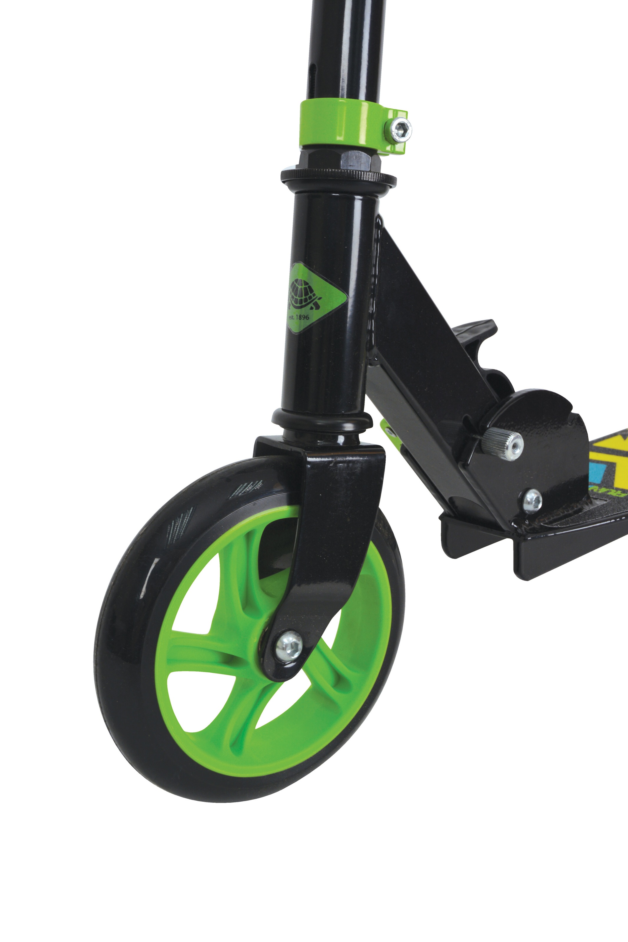 Schildkröt Tretroller »City Scooter RunAbout black-green«