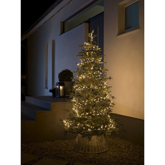 KONSTSMIDE LED-Lichterkette »Weihnachtsdeko aussen«, 600 St.-flammig, Micro  LED Compactlights, 600 warmweiße Dioden auf Raten bestellen