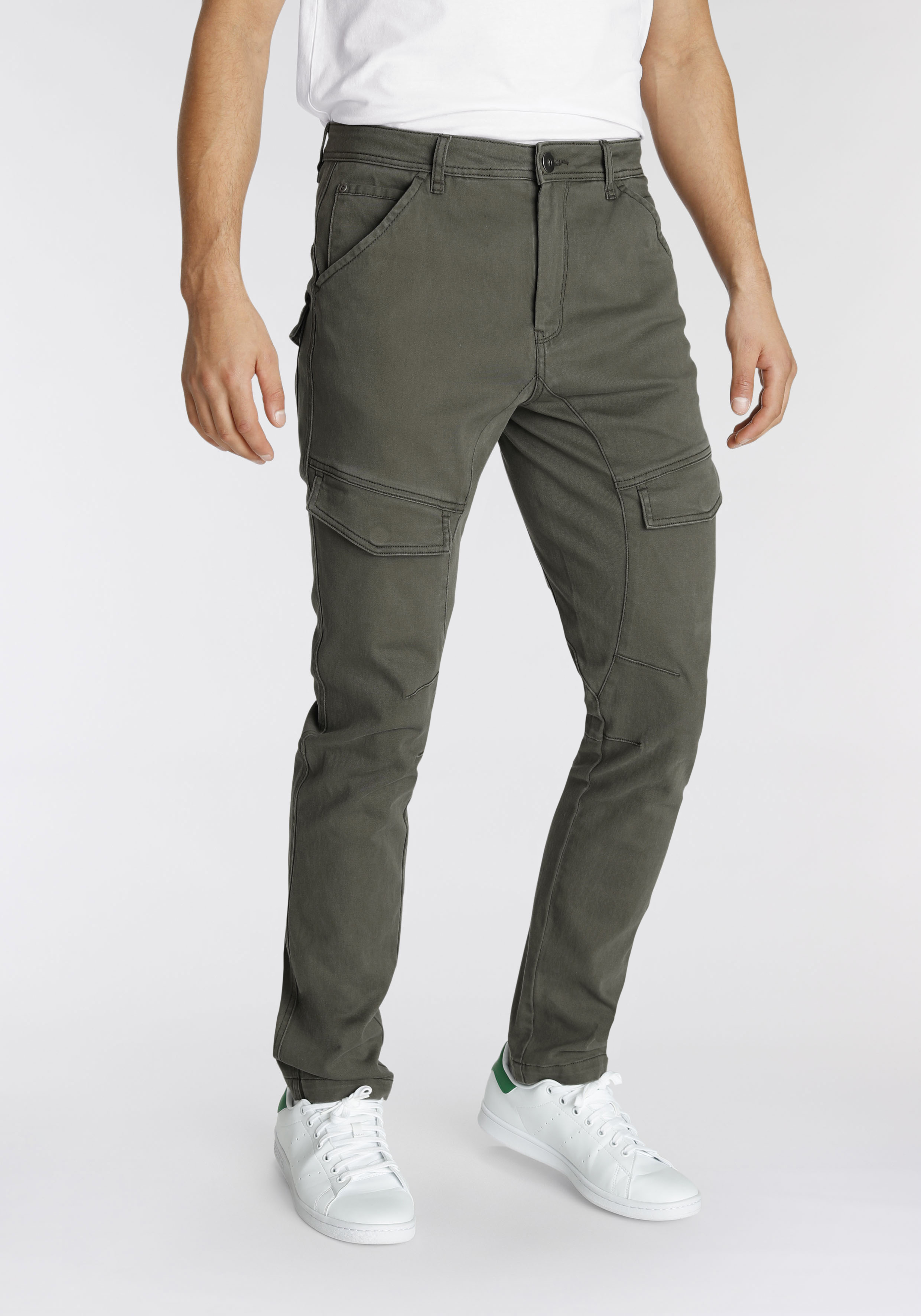 Cargohose, mit Ziernaht am Bein