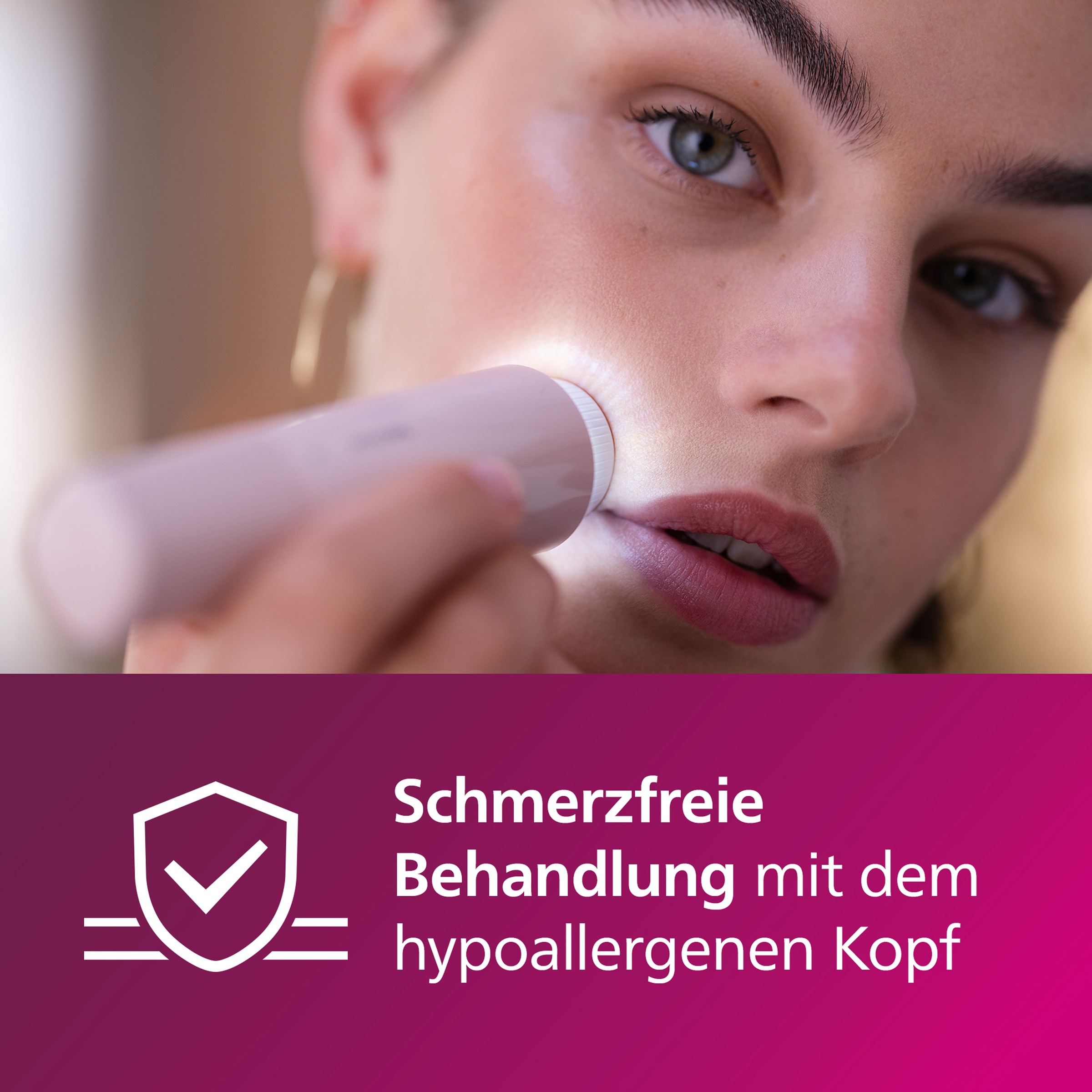 Philips Haarentfernungsgerät »für Frauen, Series 5000 BRR454/00« mit Spiegel und LED-Licht, inkl. Reinigungsbürste