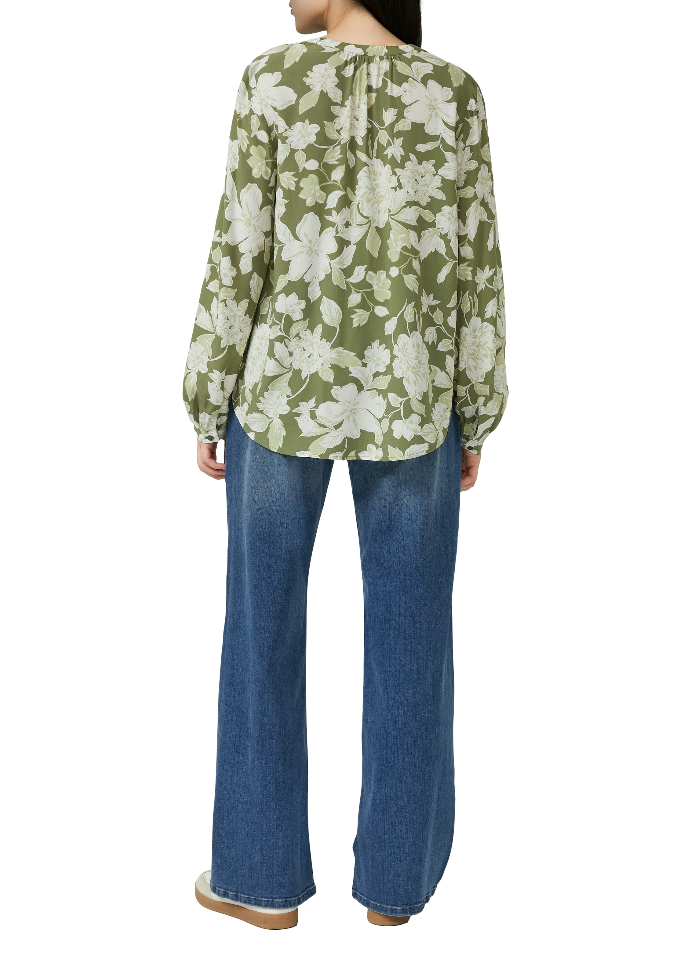 s.Oliver Langarmbluse mit All-Over Print