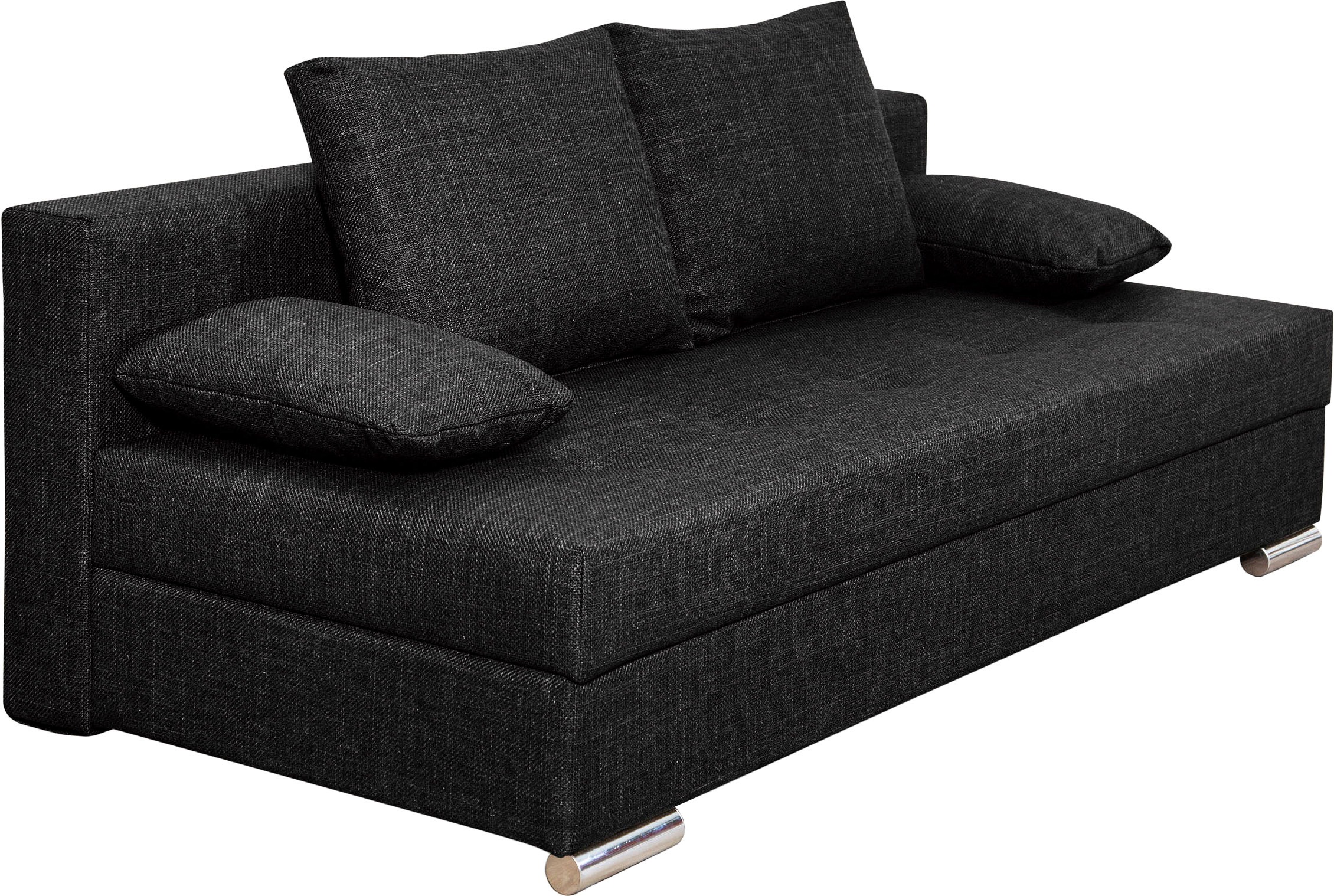 COLLECTION AB Schlafsofa »Tania mit Bettfunktion und Bettkasten«, komfortabler Sitzkomfort: Federkern-Polsterung, inklusive Rückenkissen