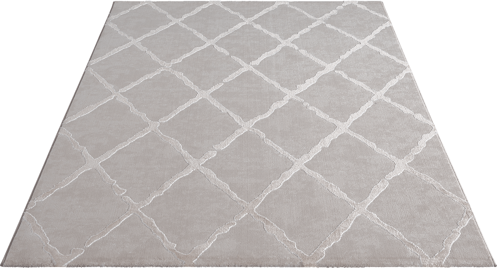 the carpet Teppich »Knight« rechteckig 12 mm Höhe moderner Wohnzimmer Teppich elegant glänzender Flor
